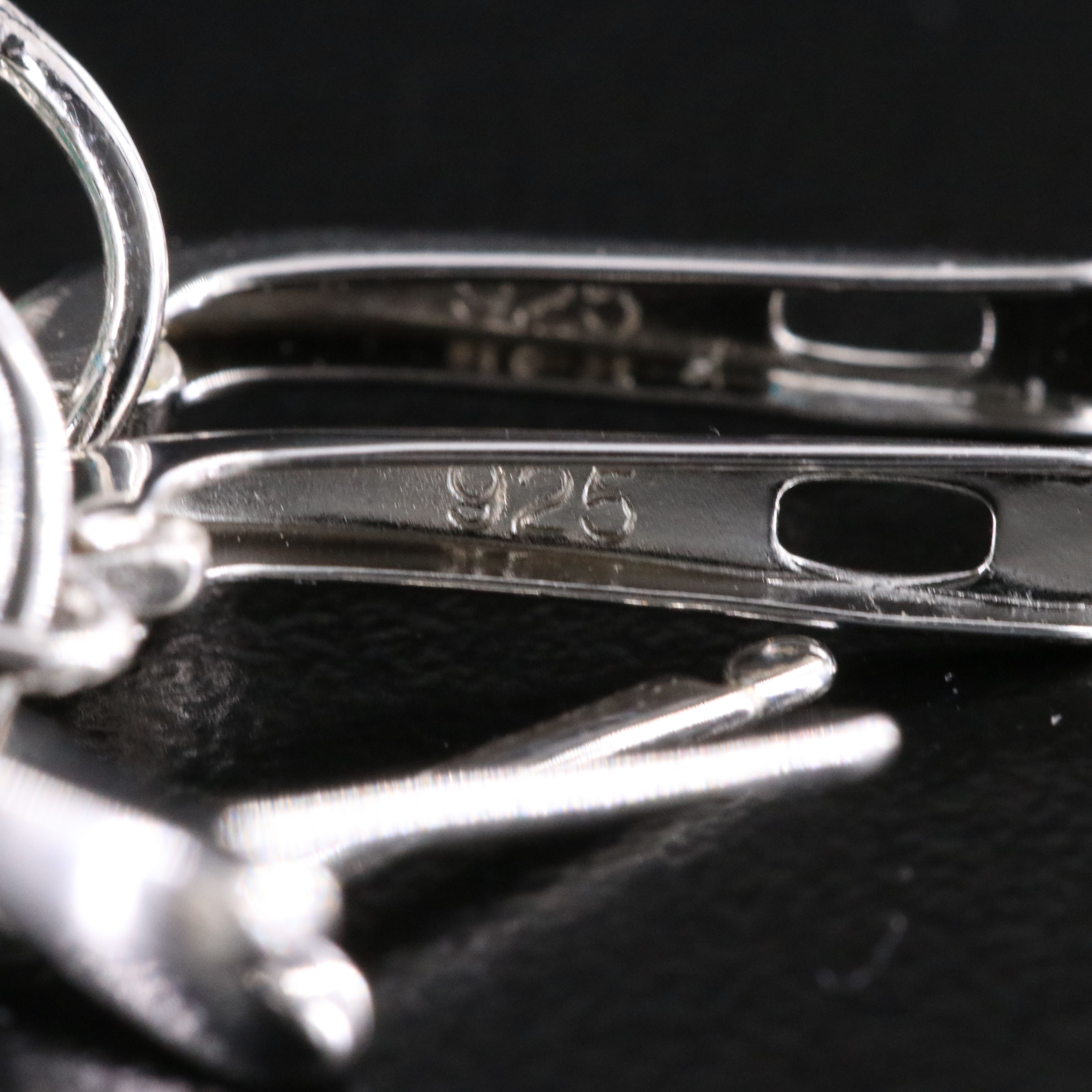 Sterling Emerald and Sapphire Drop Earrings