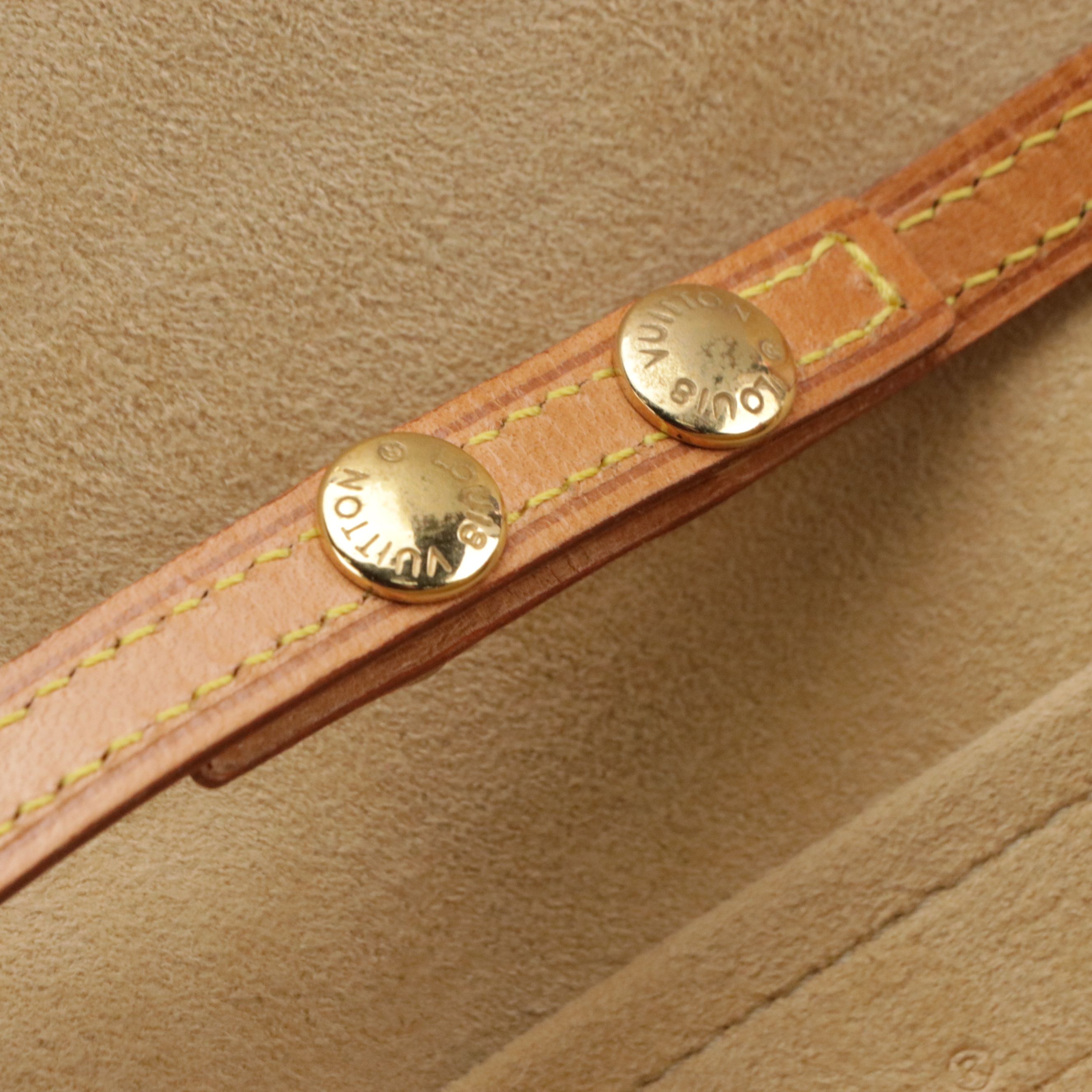 Louis Vuitton Pochette Twin GM in Monogram Canvas and Vachetta Leather