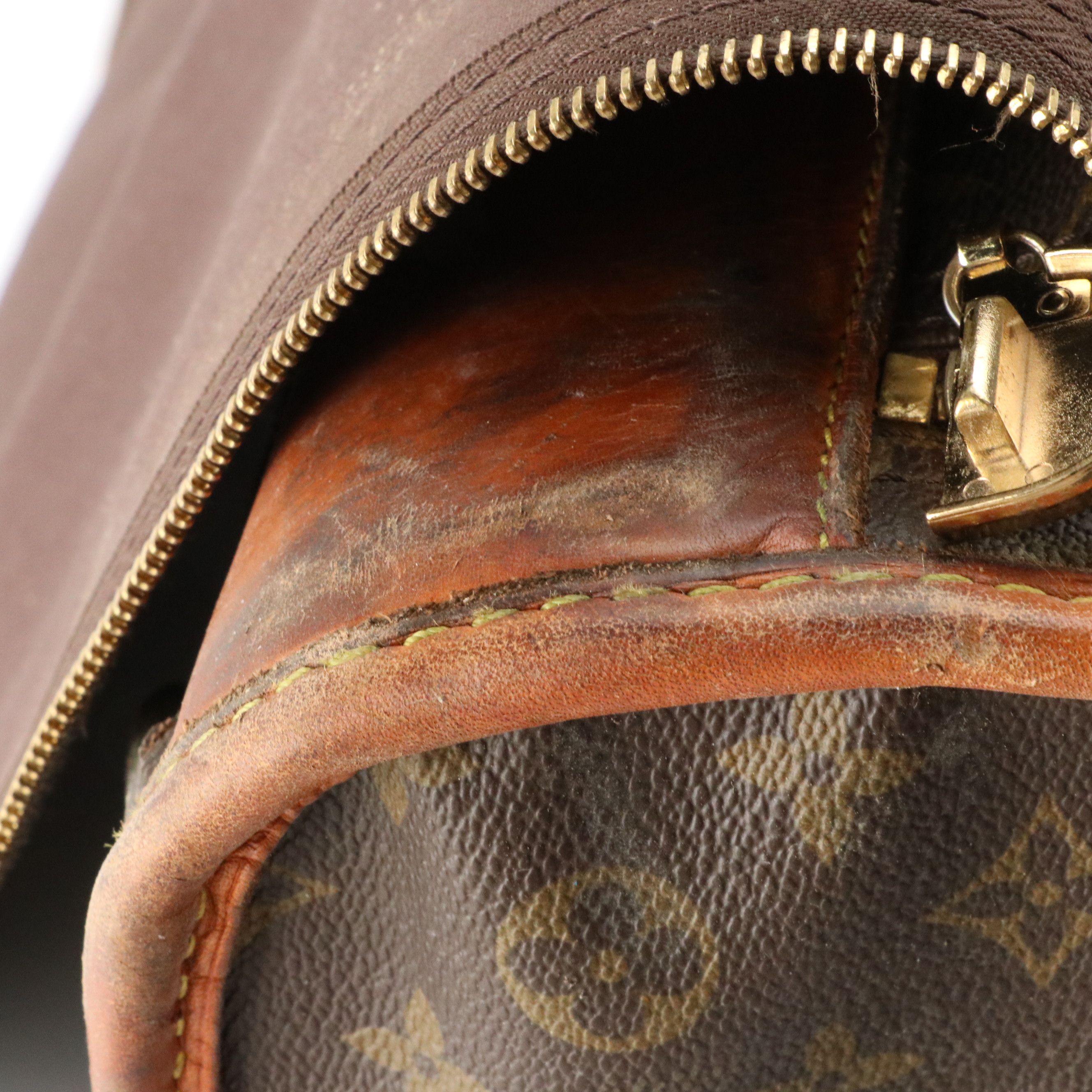 Louis Vuitton 24" and 26" Soft Monogram Suitcases and French Company Garment Bag