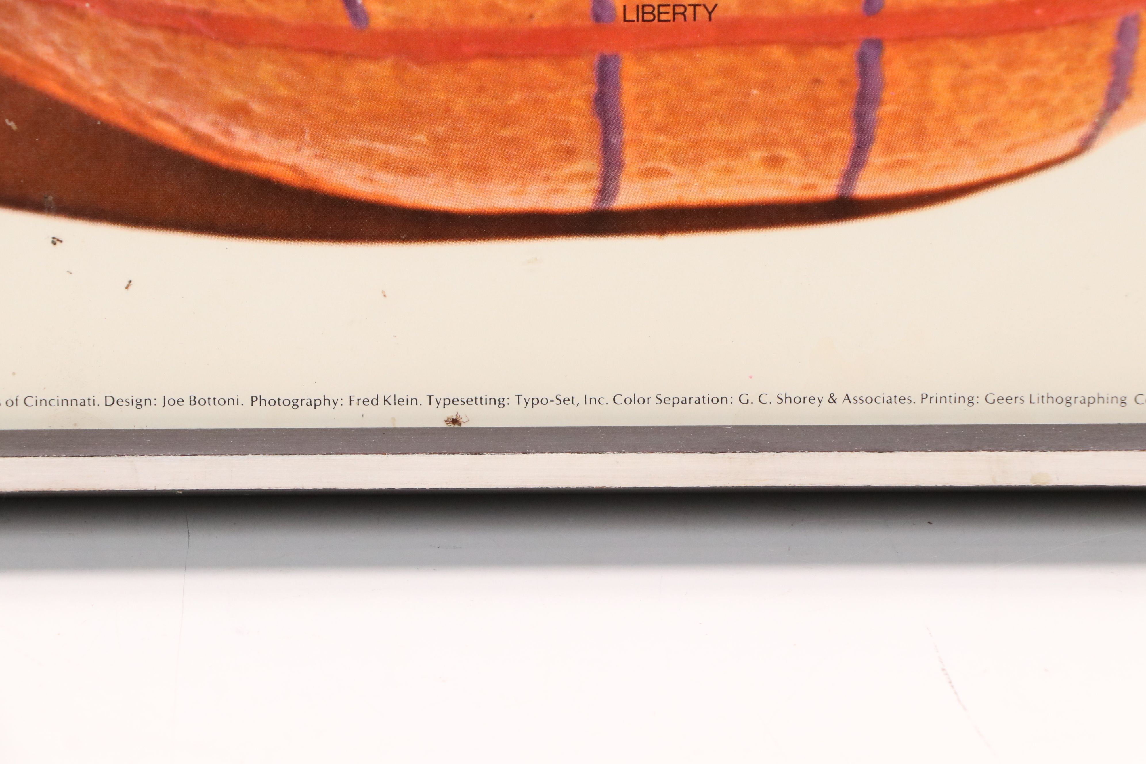 Lithograph Poster "Findlay Market: Cincinnati's Historical Marketplace," 20th C.