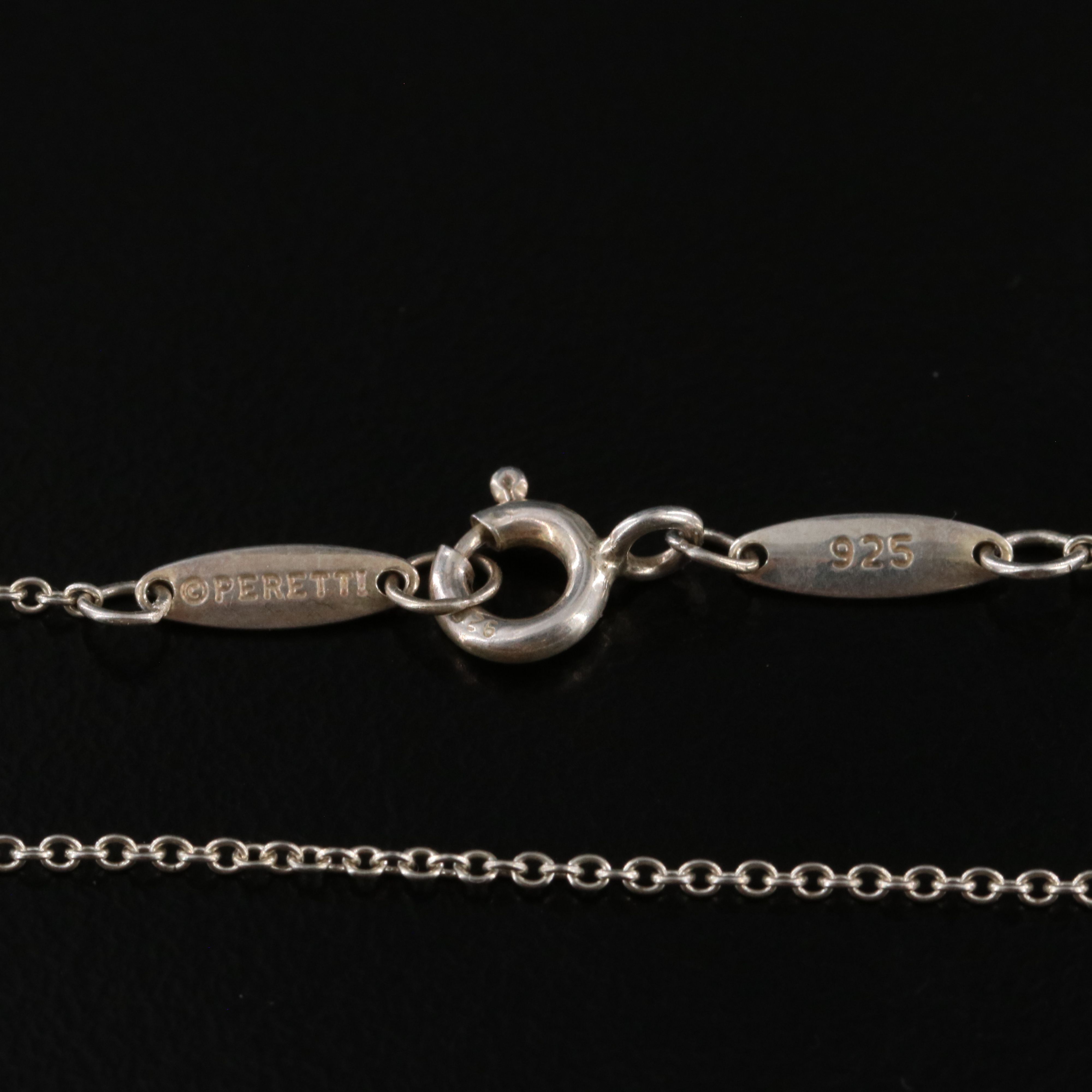 Elsa Peretti for Tiffany & Co. Sterling J Necklace