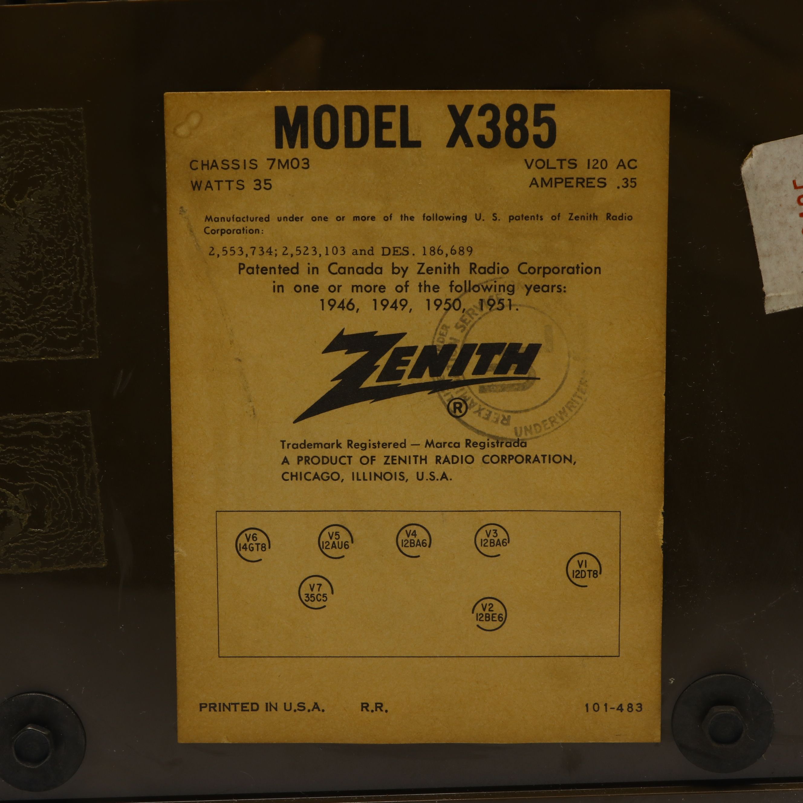 Zenith X-385 MCM Clock Radio with Crosley Collector's Edition Radios