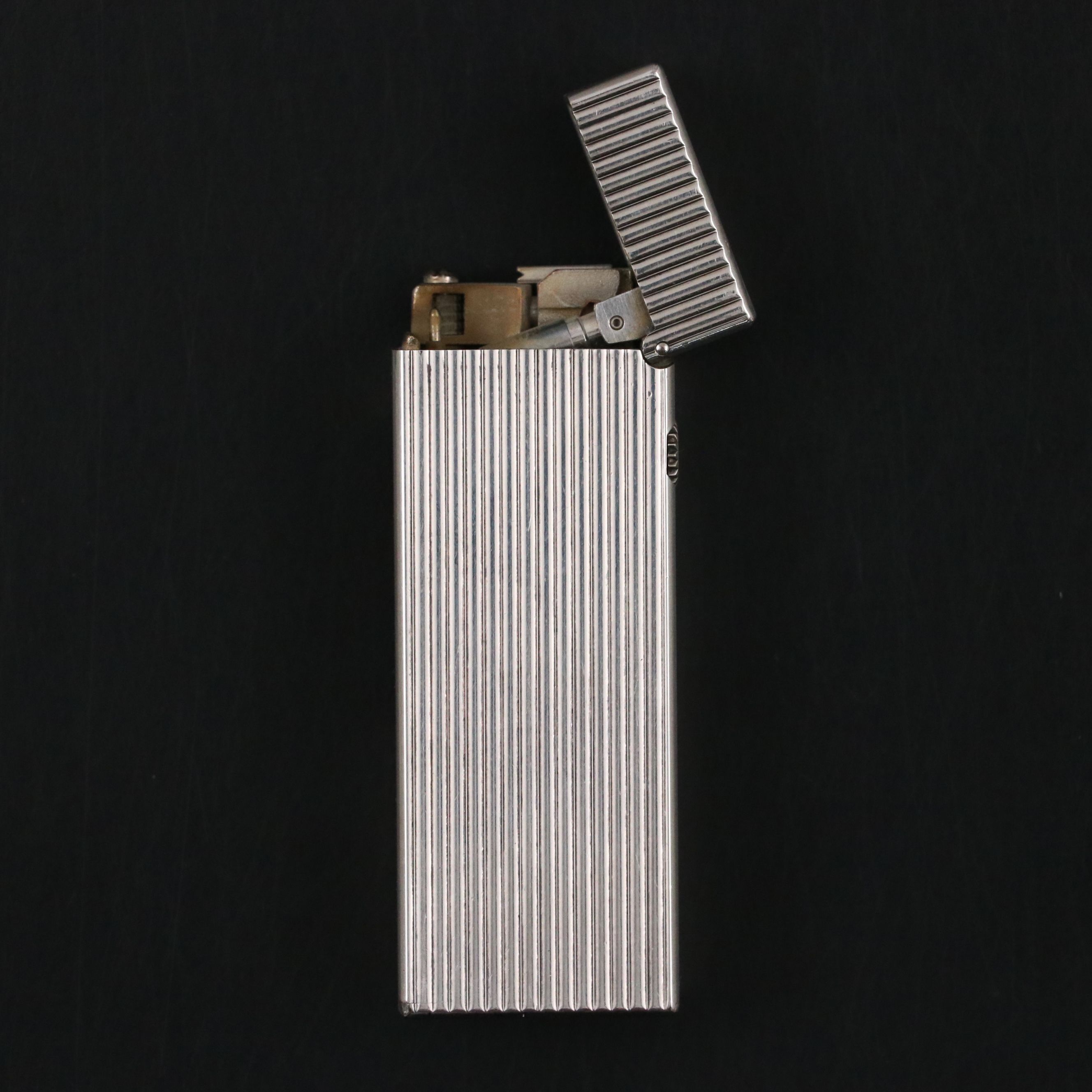 Alfred Dunhill Silver Plate Butane Lighter, Mid-20th Century