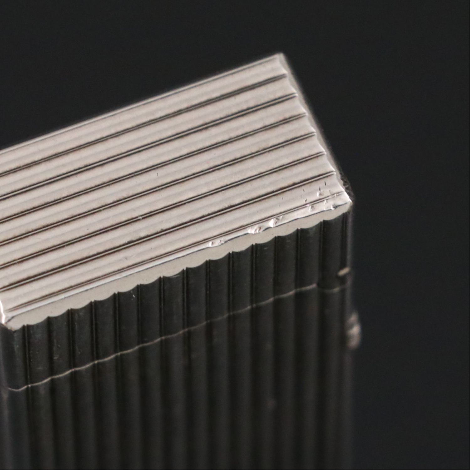 Alfred Dunhill Silver Plate Butane Lighter, Mid-20th Century