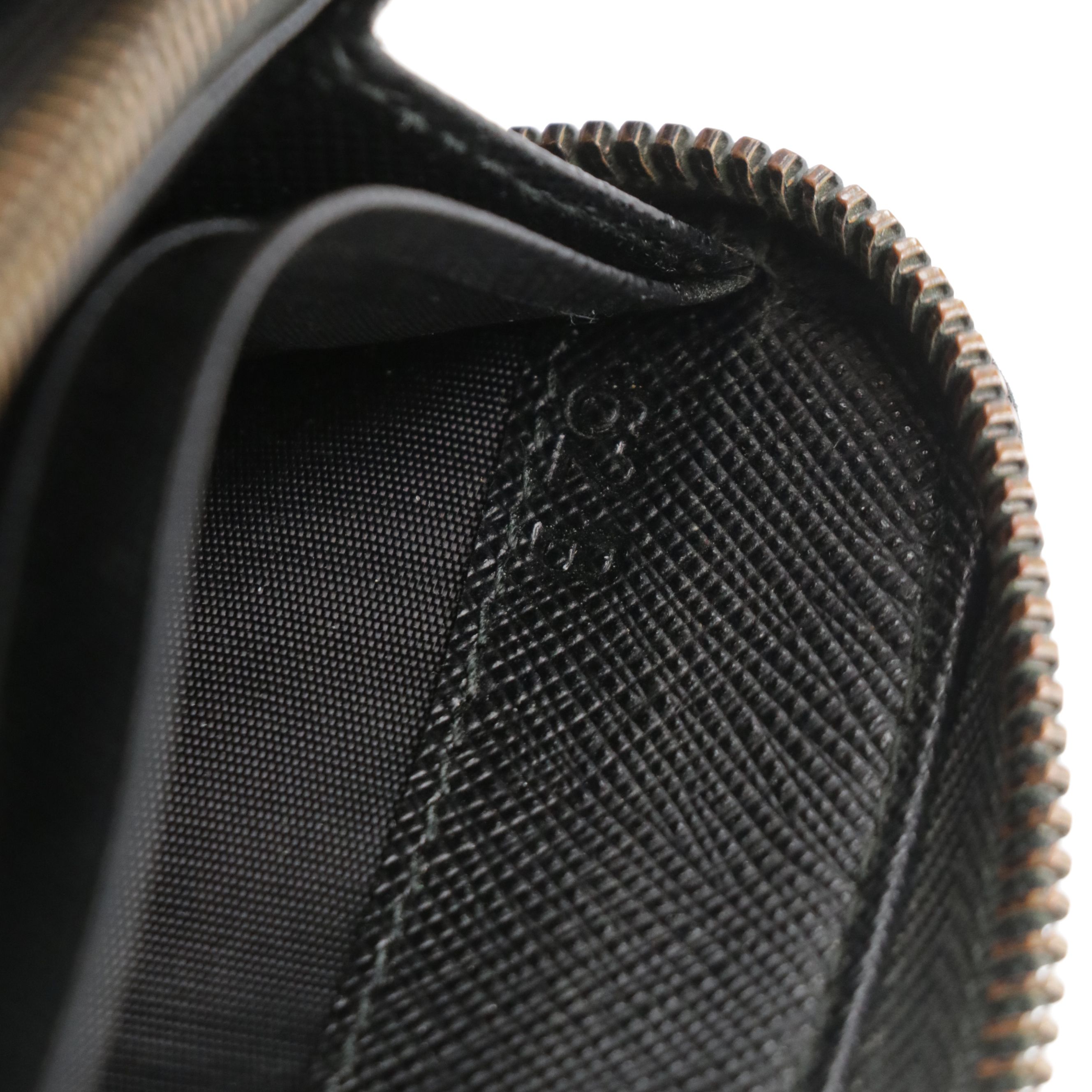 Prada Zip-Around Wallet 2ML317 in Nero Saffiano Leather