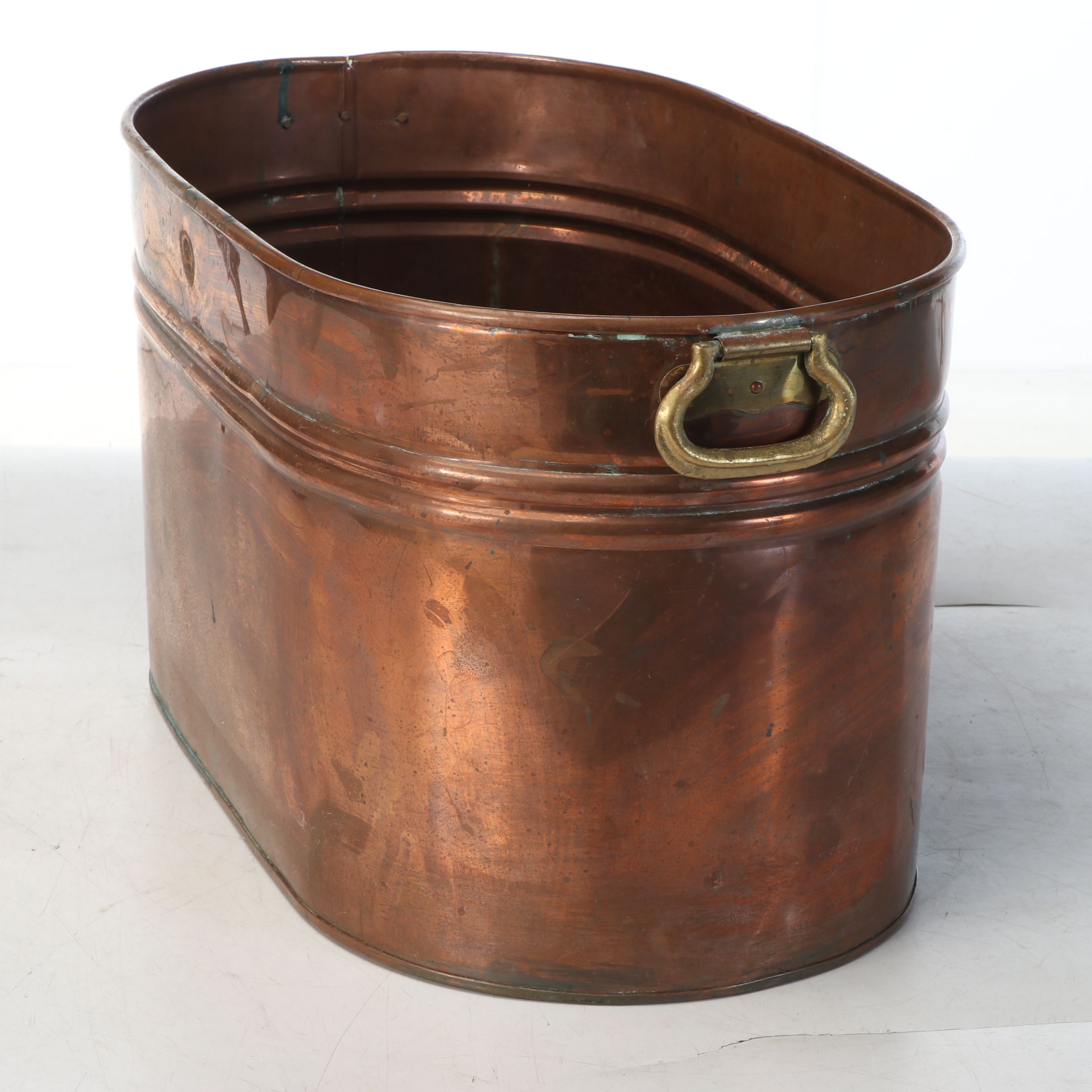 Rustic Copper Boiler Wash Tub