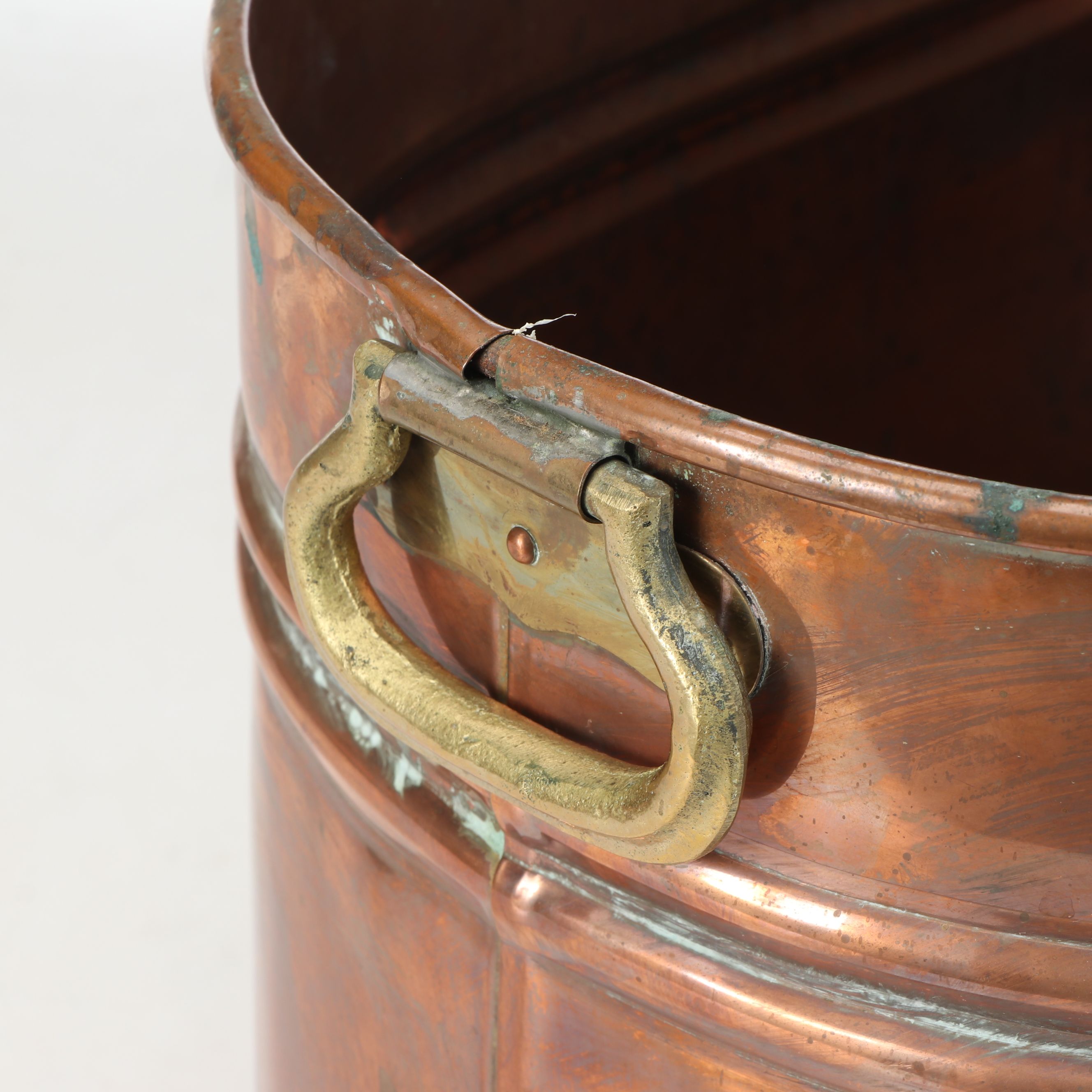 Rustic Copper Boiler Wash Tub