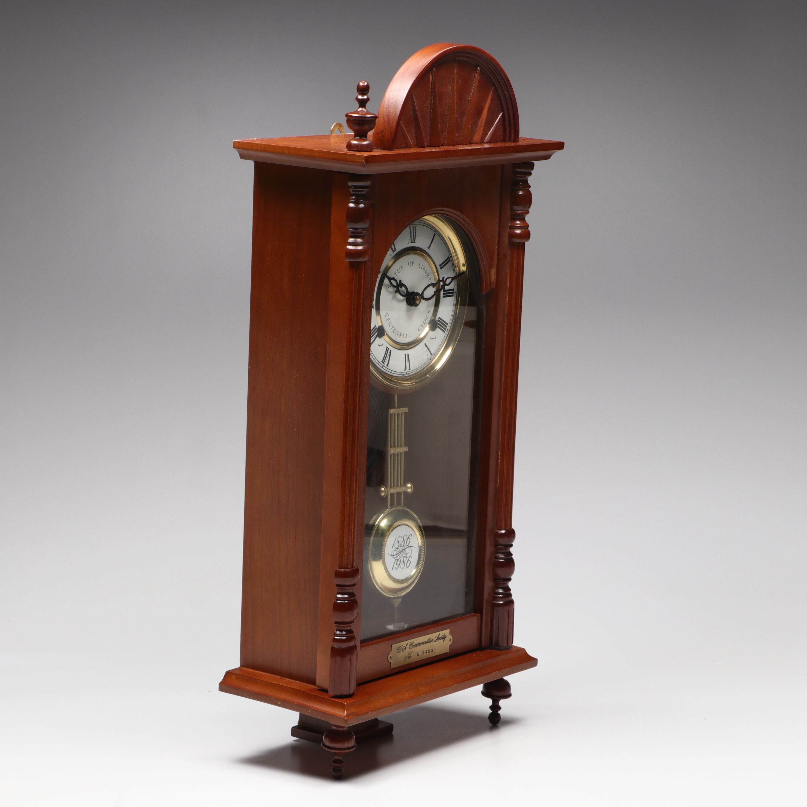 U.S. Commemorative Society Statue of Liberty Centennial Wall Clock