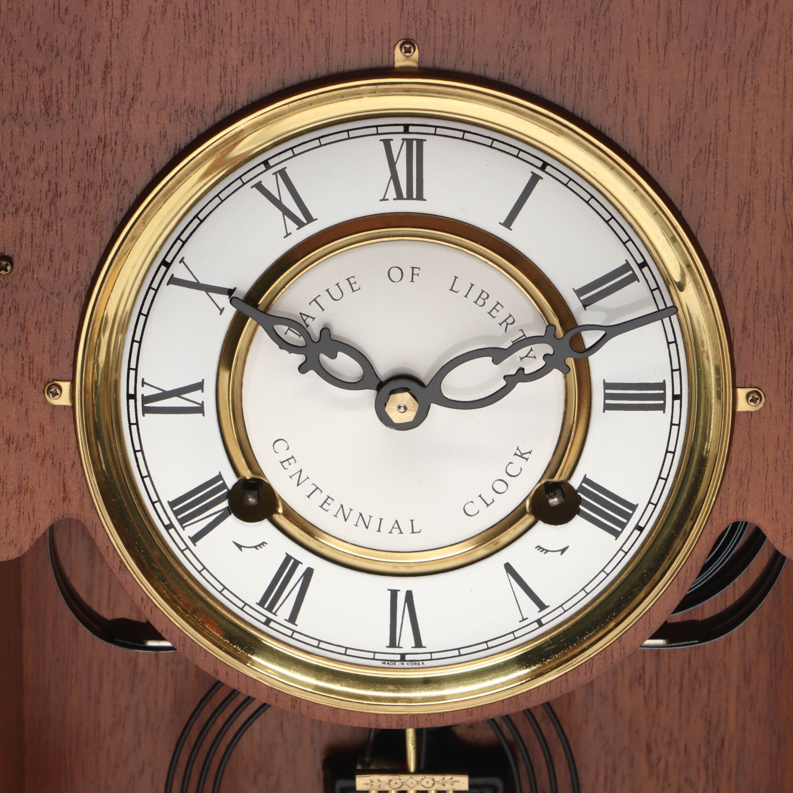 U.S. Commemorative Society Statue of Liberty Centennial Wall Clock