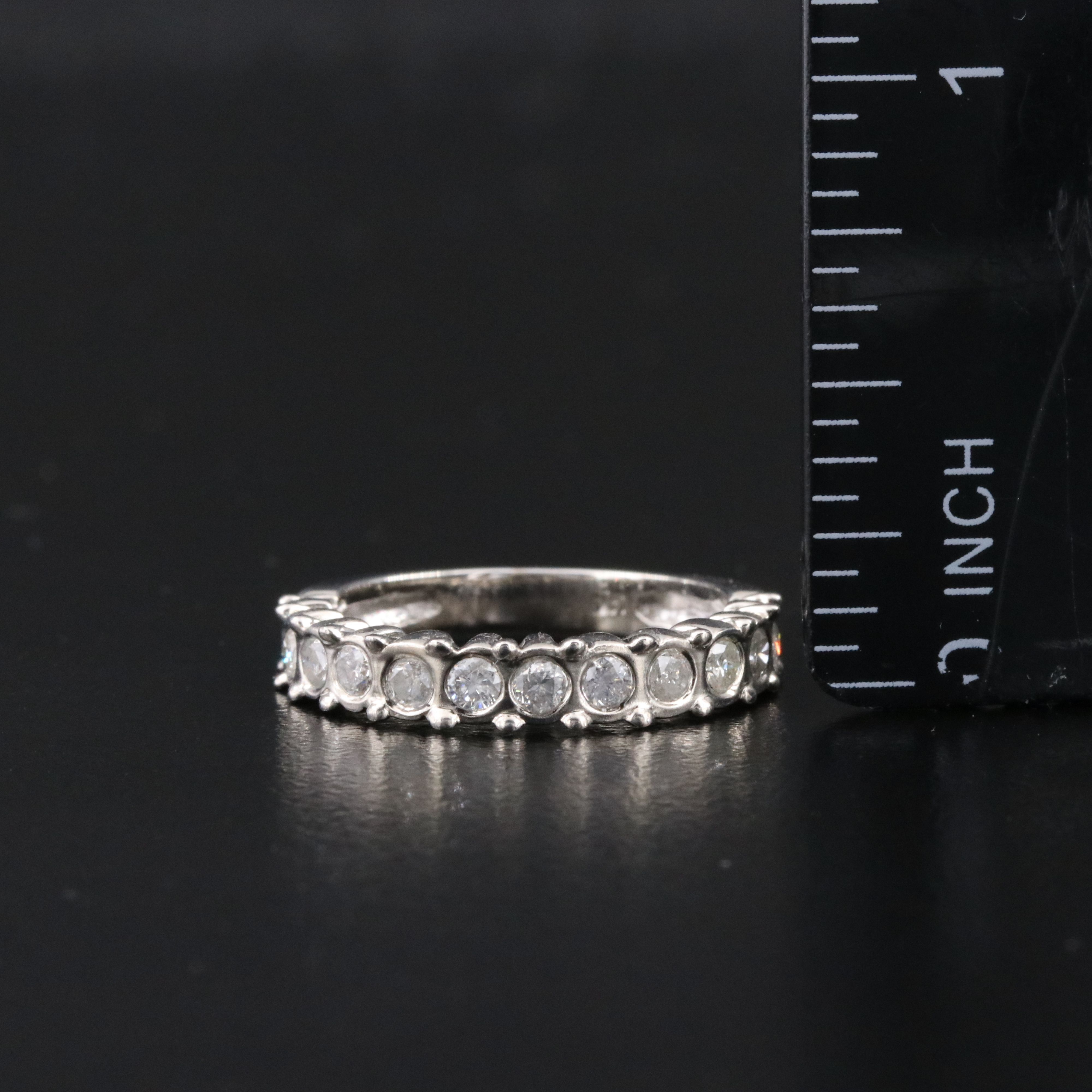 14K 0.50 CTW Diamond Stackable Ring