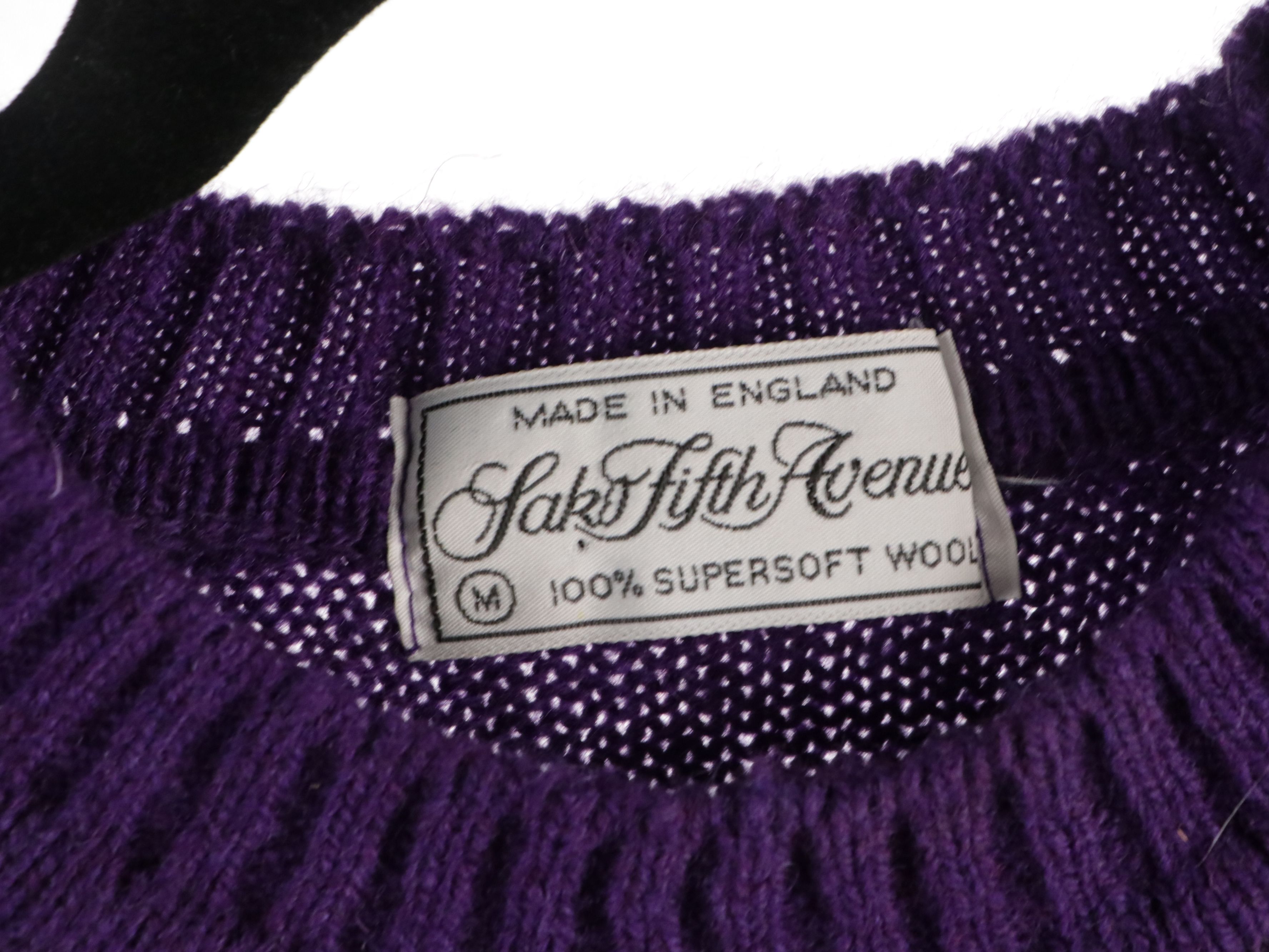 Scottish Shetland Wool Sweaters and Saks Fifth Avenue Wool Sweaters