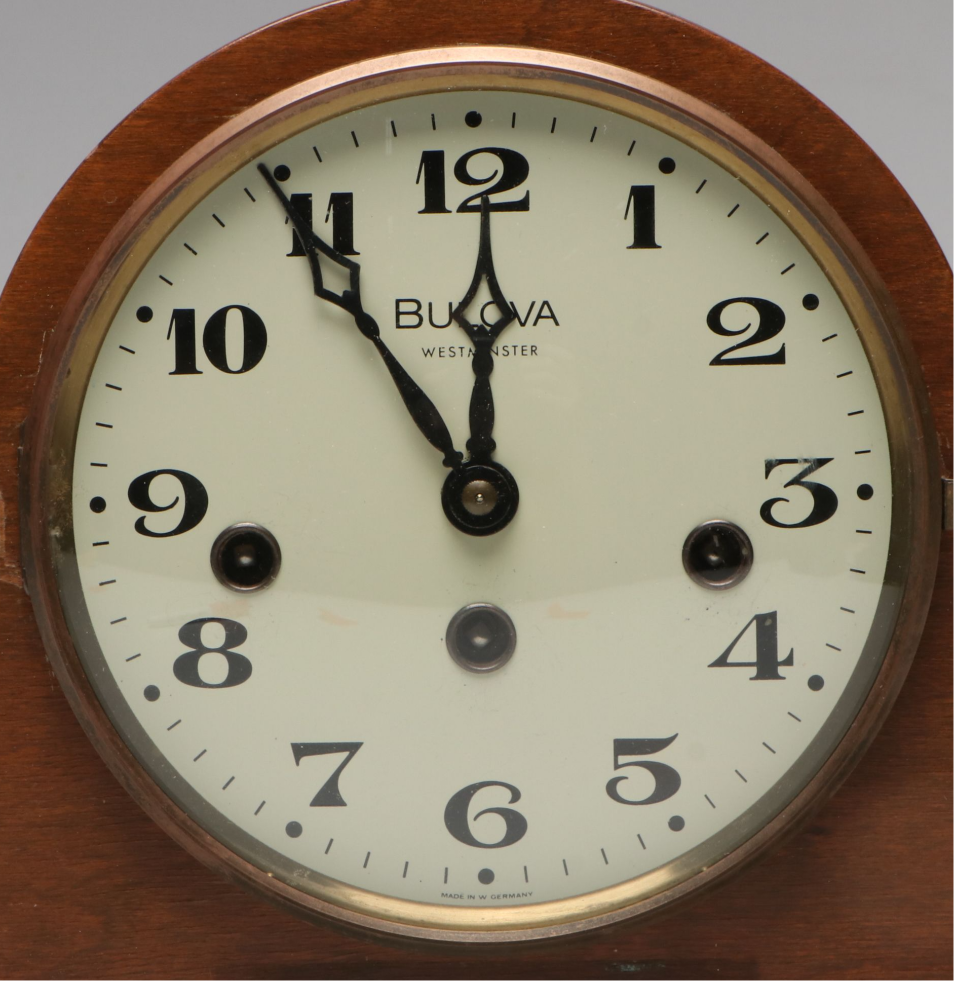 Bulova Mantel Clock, and Wood Jewelry Box