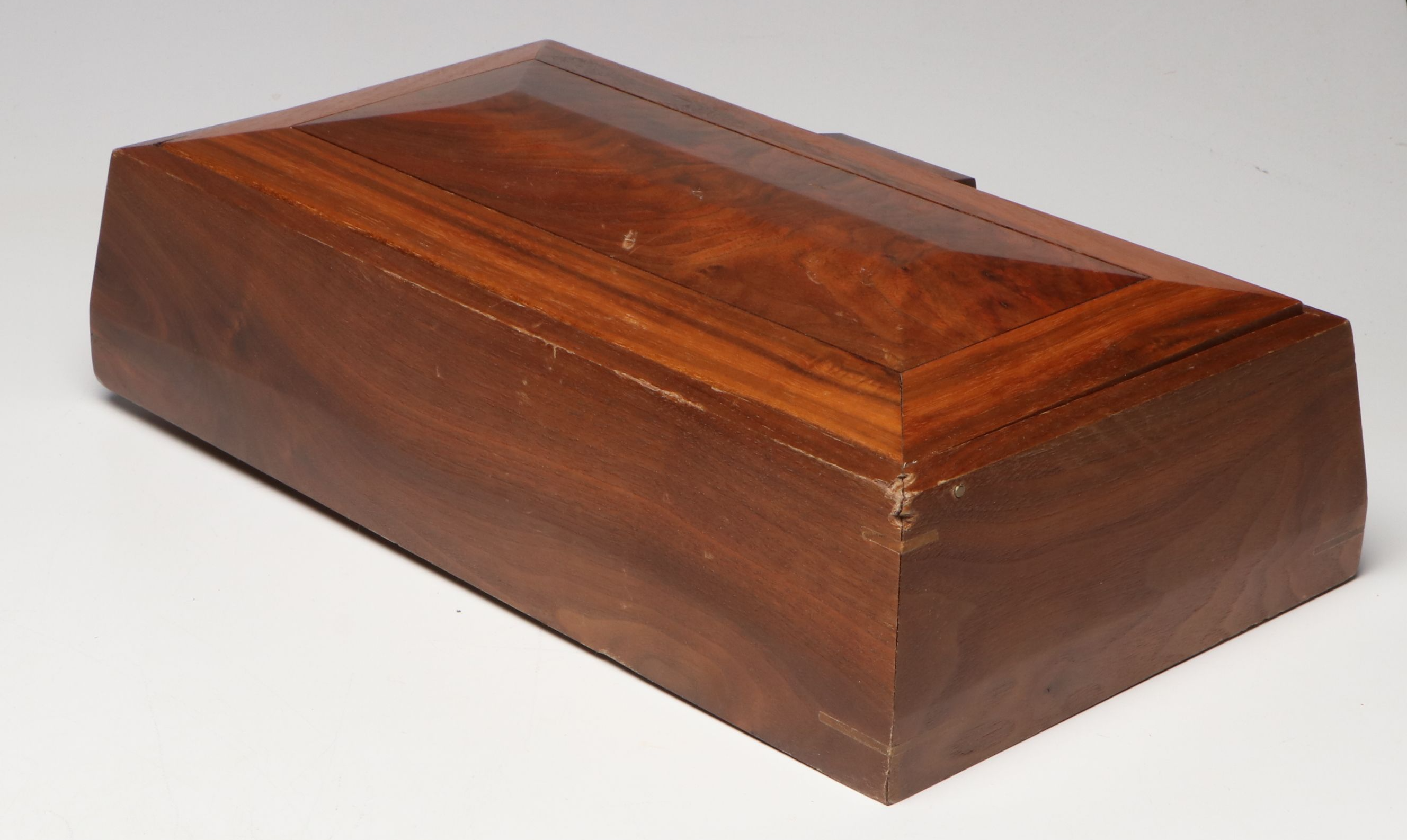 Bulova Mantel Clock, and Wood Jewelry Box