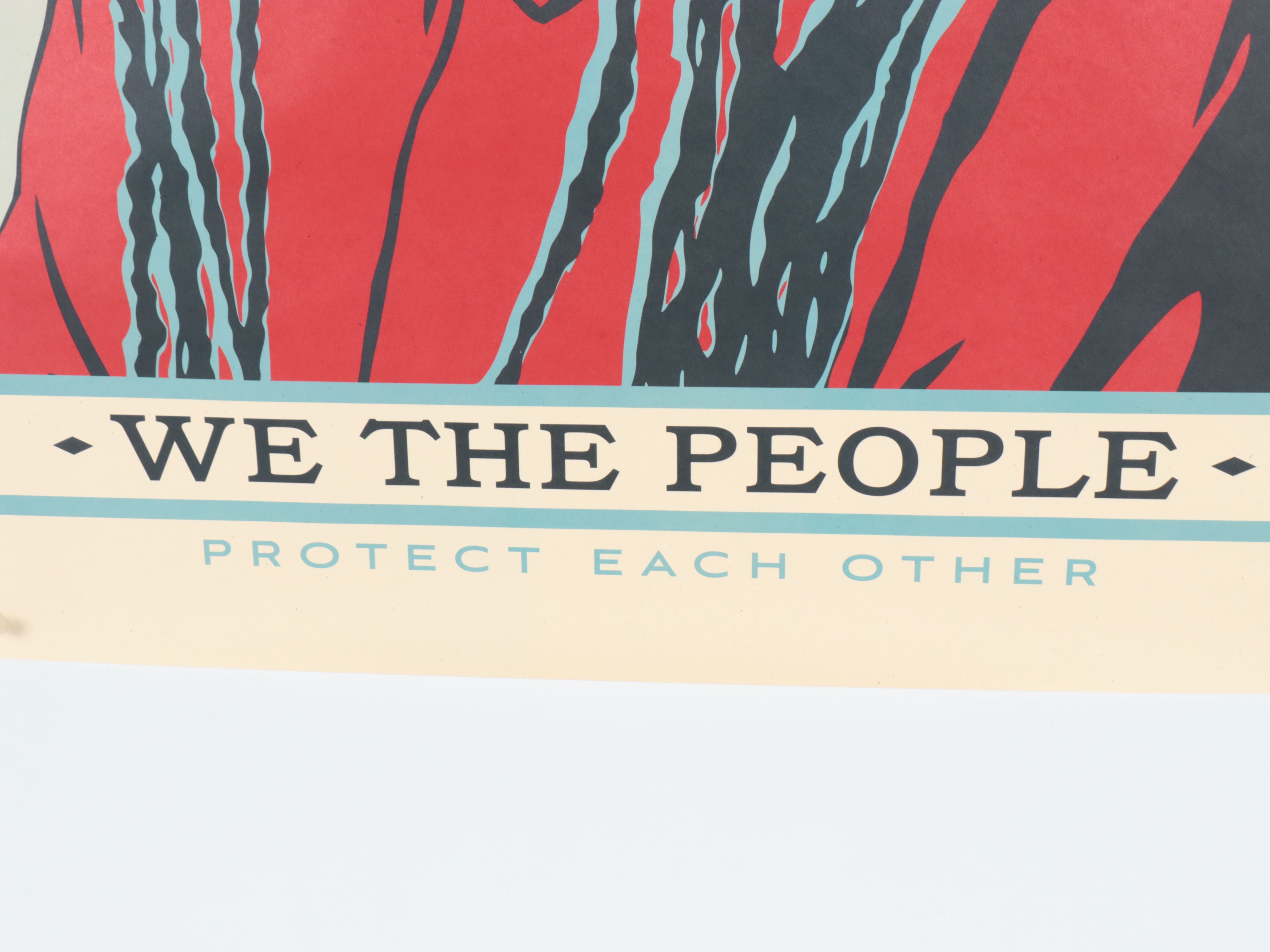 Shepard Fairey Three Gicleé "We the People" Posters, 2017