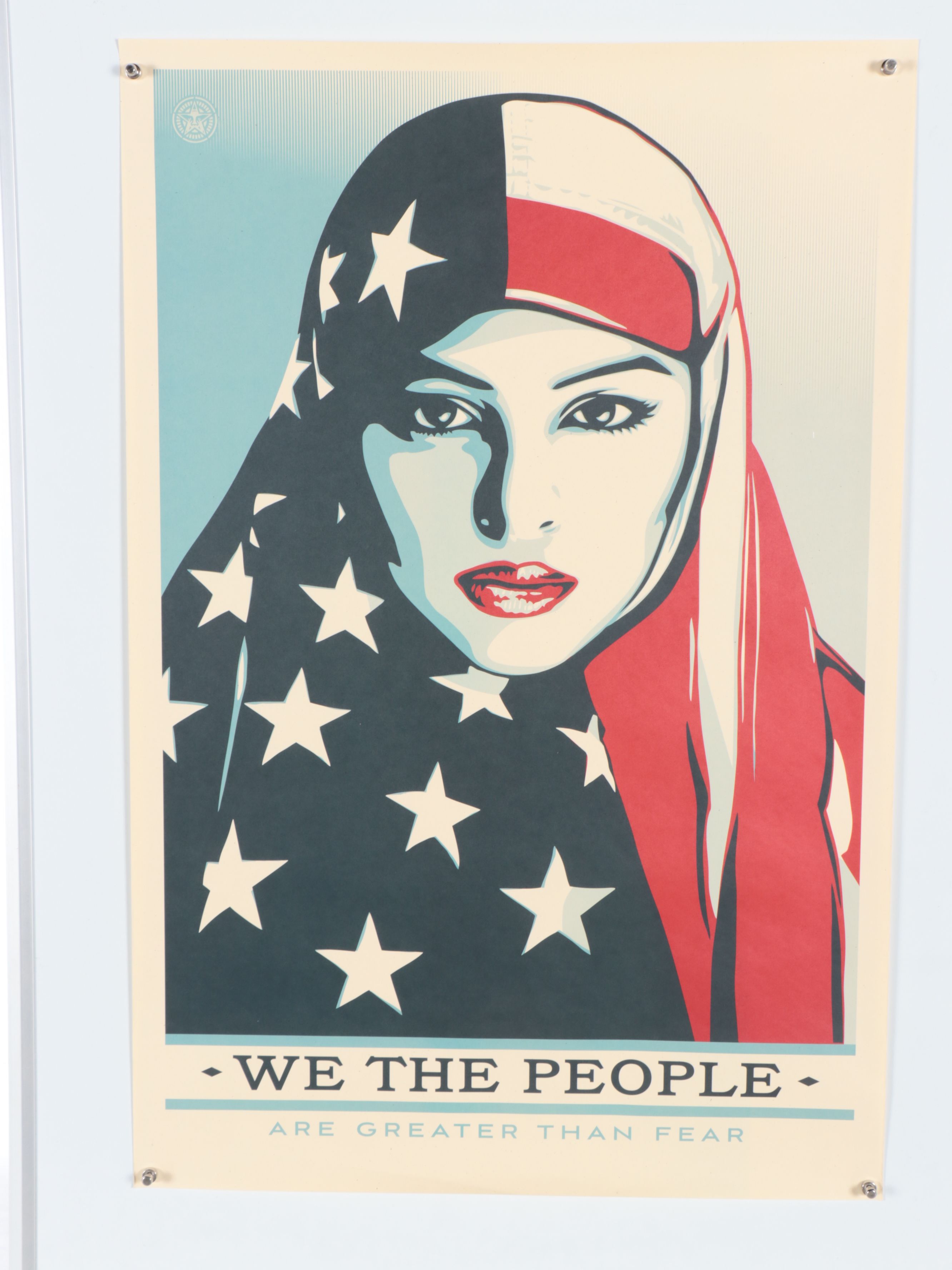 Shepard Fairey Three Gicleé "We the People" Posters, 2017