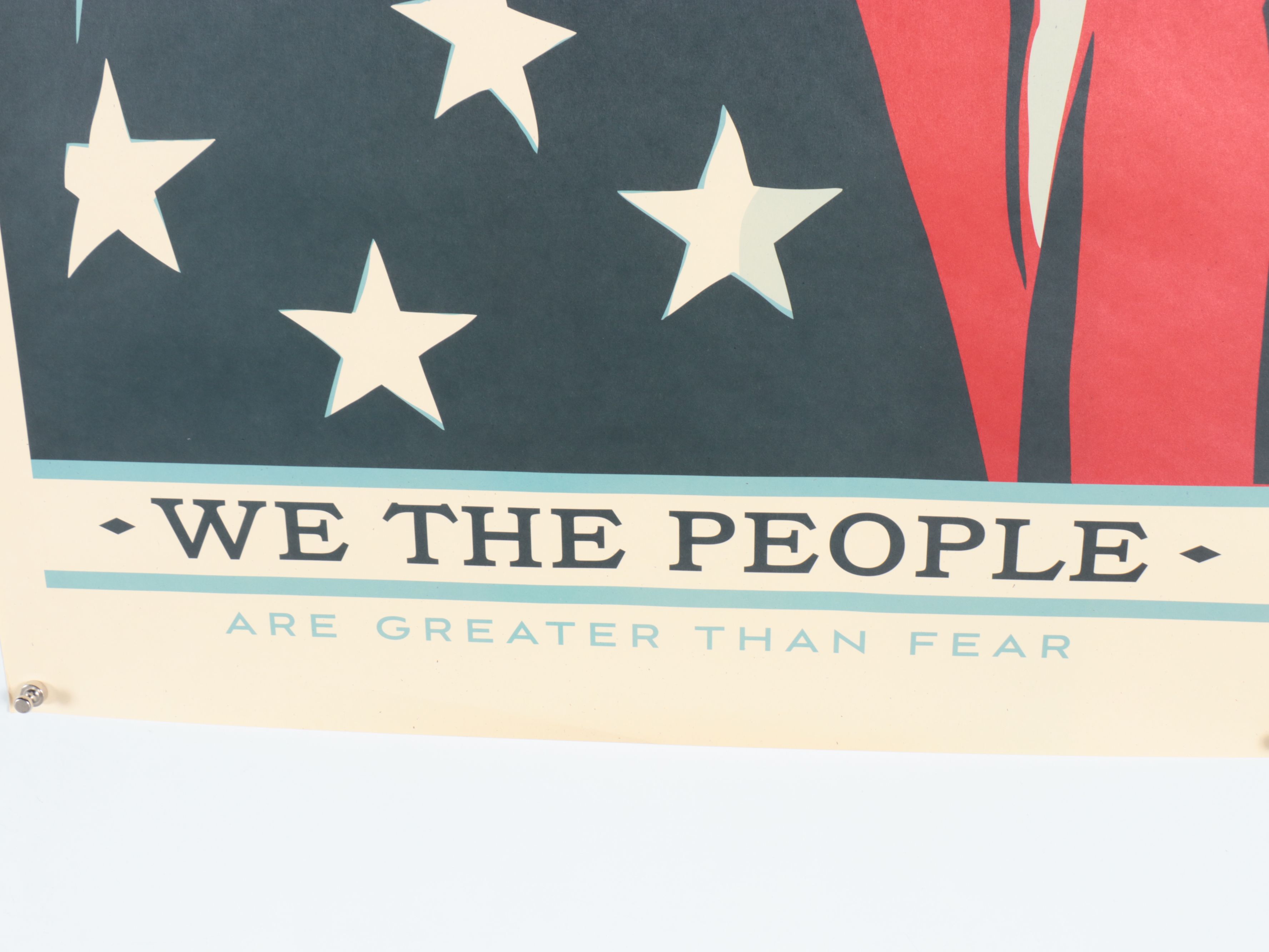Shepard Fairey Three Gicleé "We the People" Posters, 2017