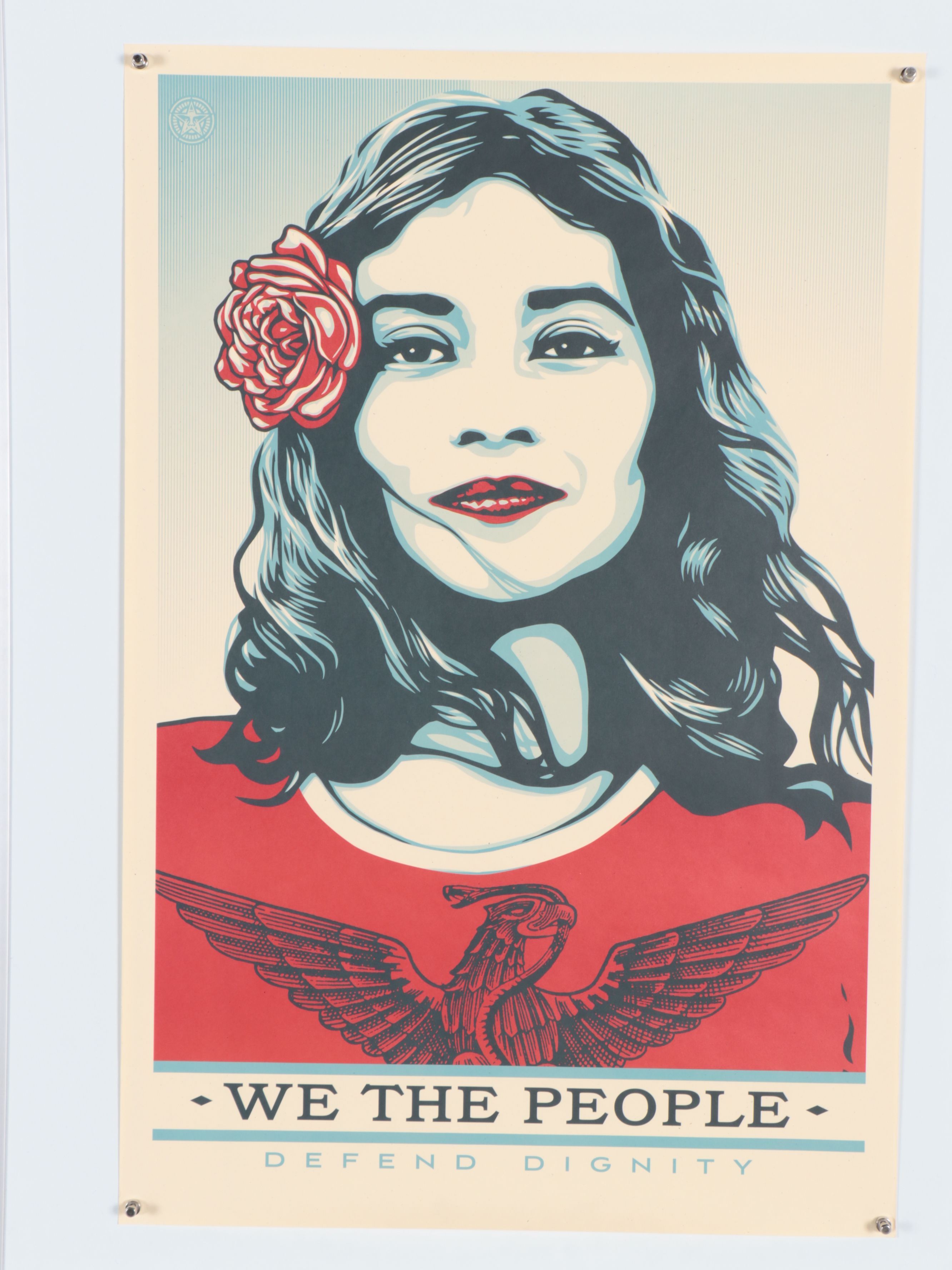 Shepard Fairey Three Gicleé "We the People" Posters, 2017
