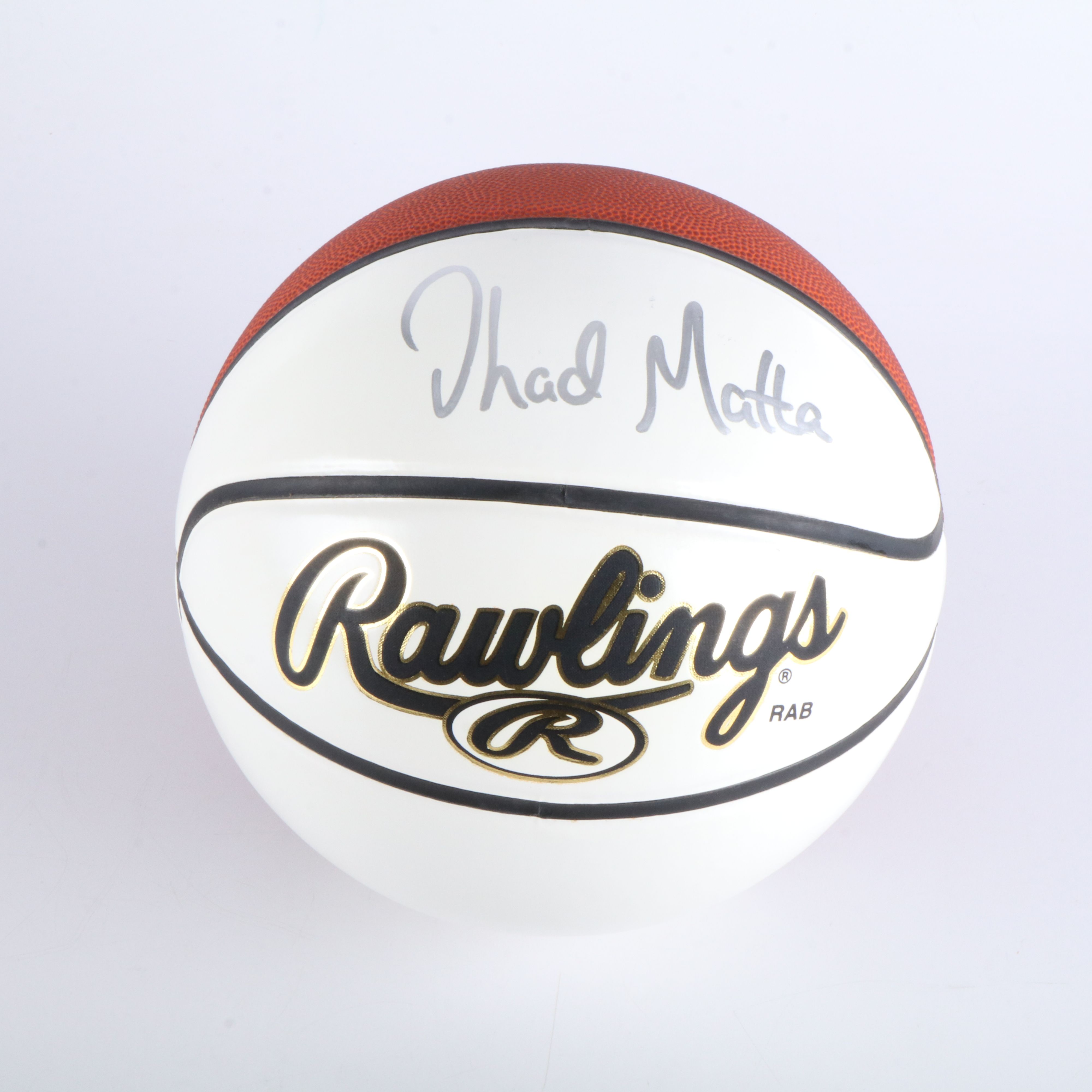 Three Bob Huggins and Thad Matta Signed Basketballs UC and XU Crosstown Shootout