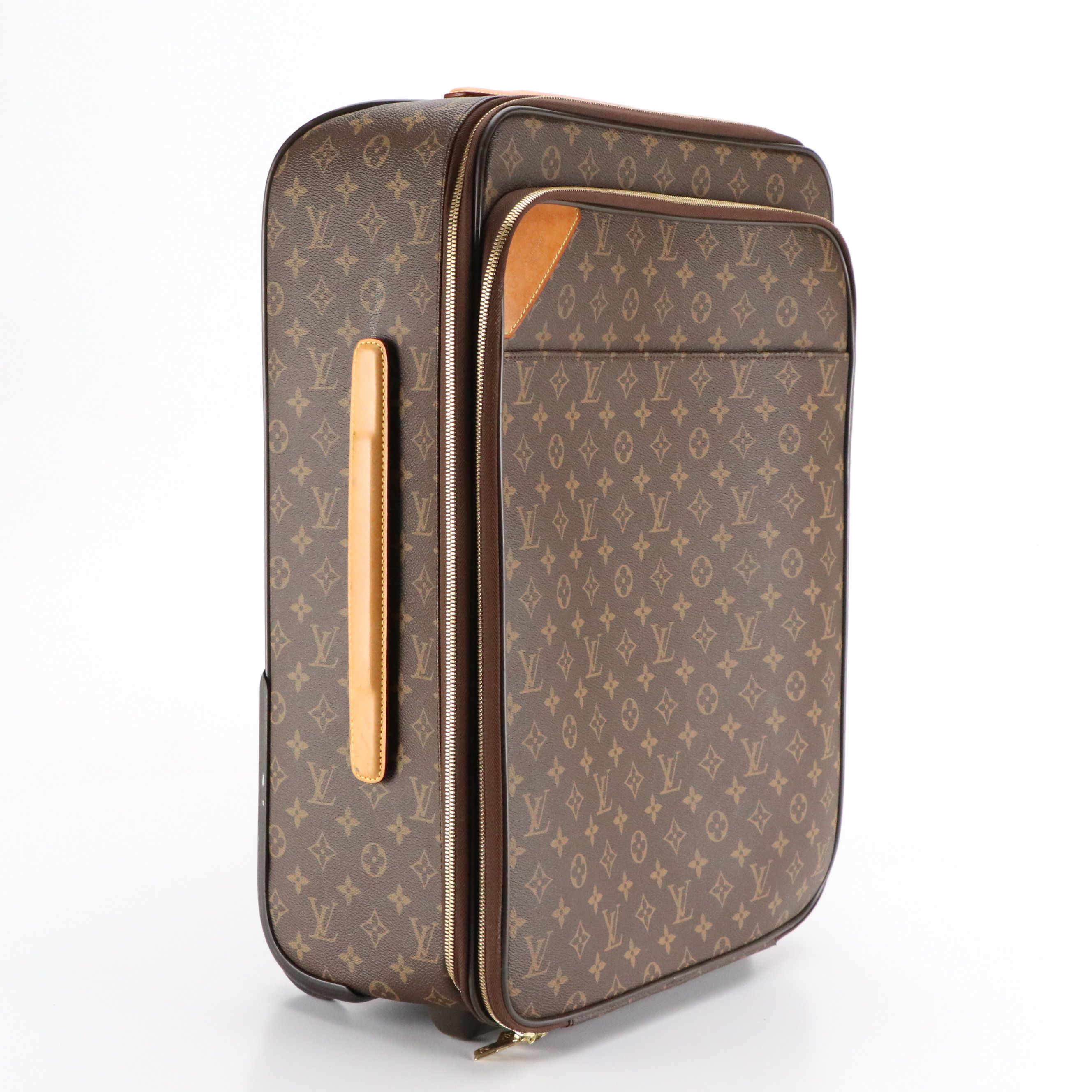 Louis Vuitton Zephyr 55 Rolling Luggage in Monogram Canvas & Leather, With Cover