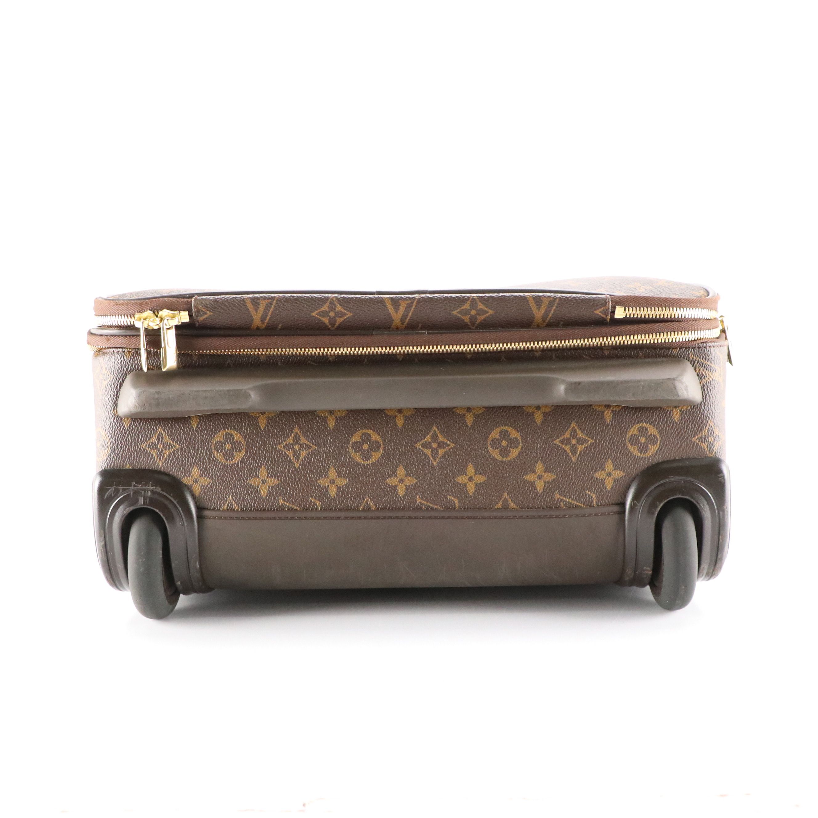 Louis Vuitton Zephyr 55 Rolling Luggage in Monogram Canvas & Leather, With Cover