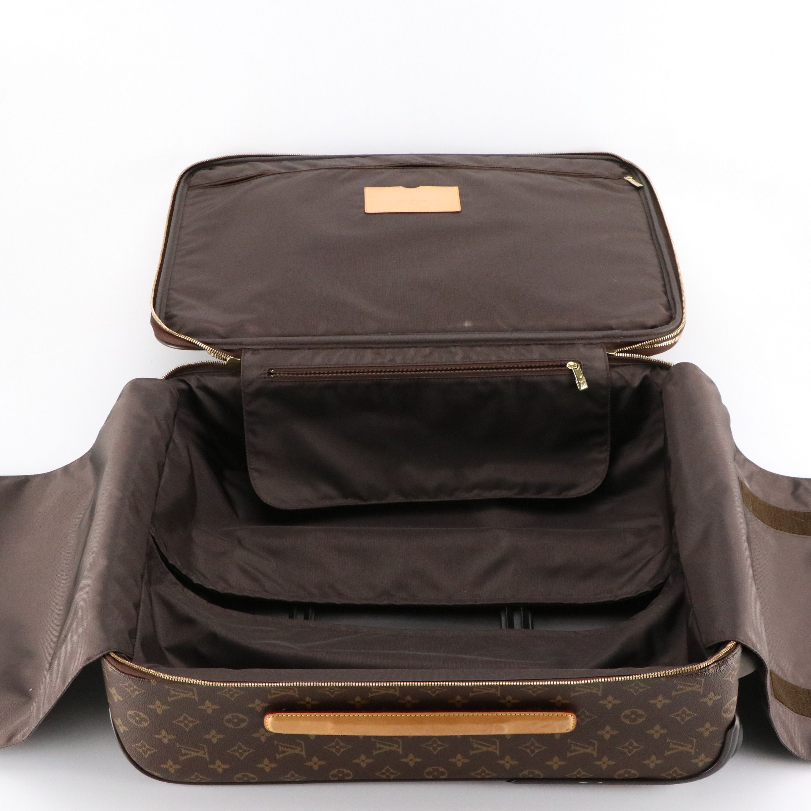 Louis Vuitton Zephyr 55 Rolling Luggage in Monogram Canvas & Leather, With Cover