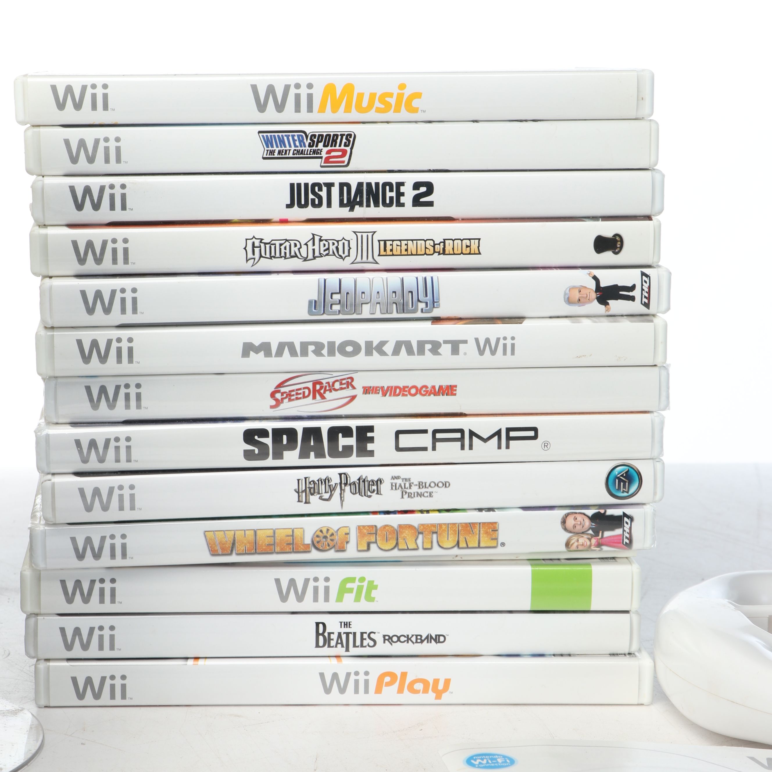 Nintendo Wii with Video Games and Accessories