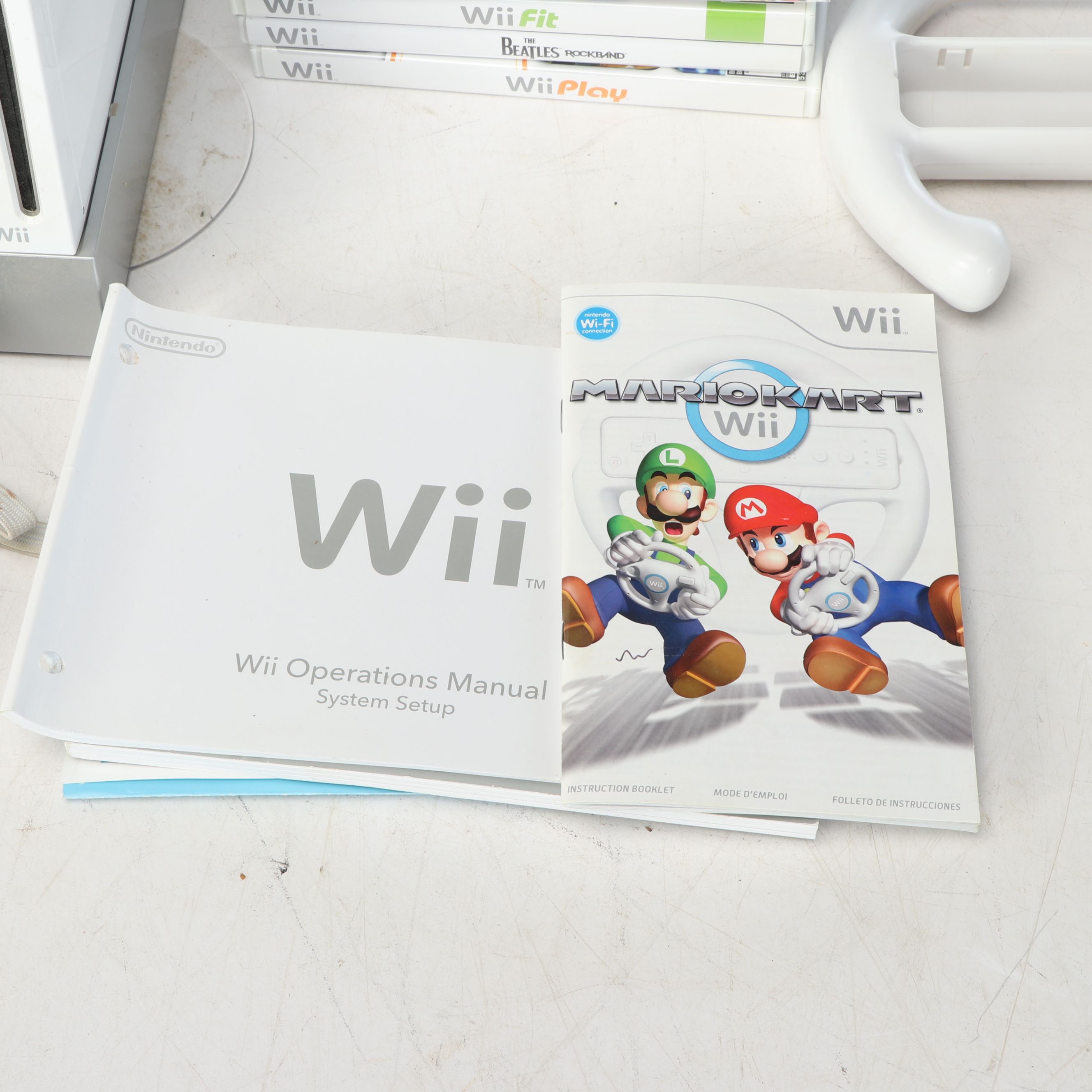 Nintendo Wii with Video Games and Accessories