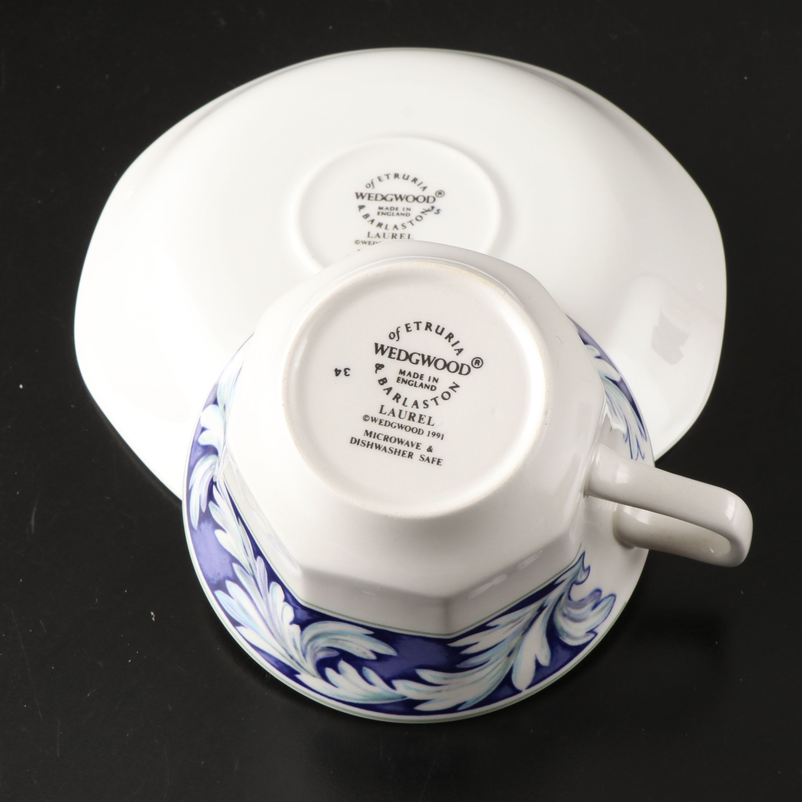 Wedgwood "Laurel" Bone China Dinnerware, 1992-1995