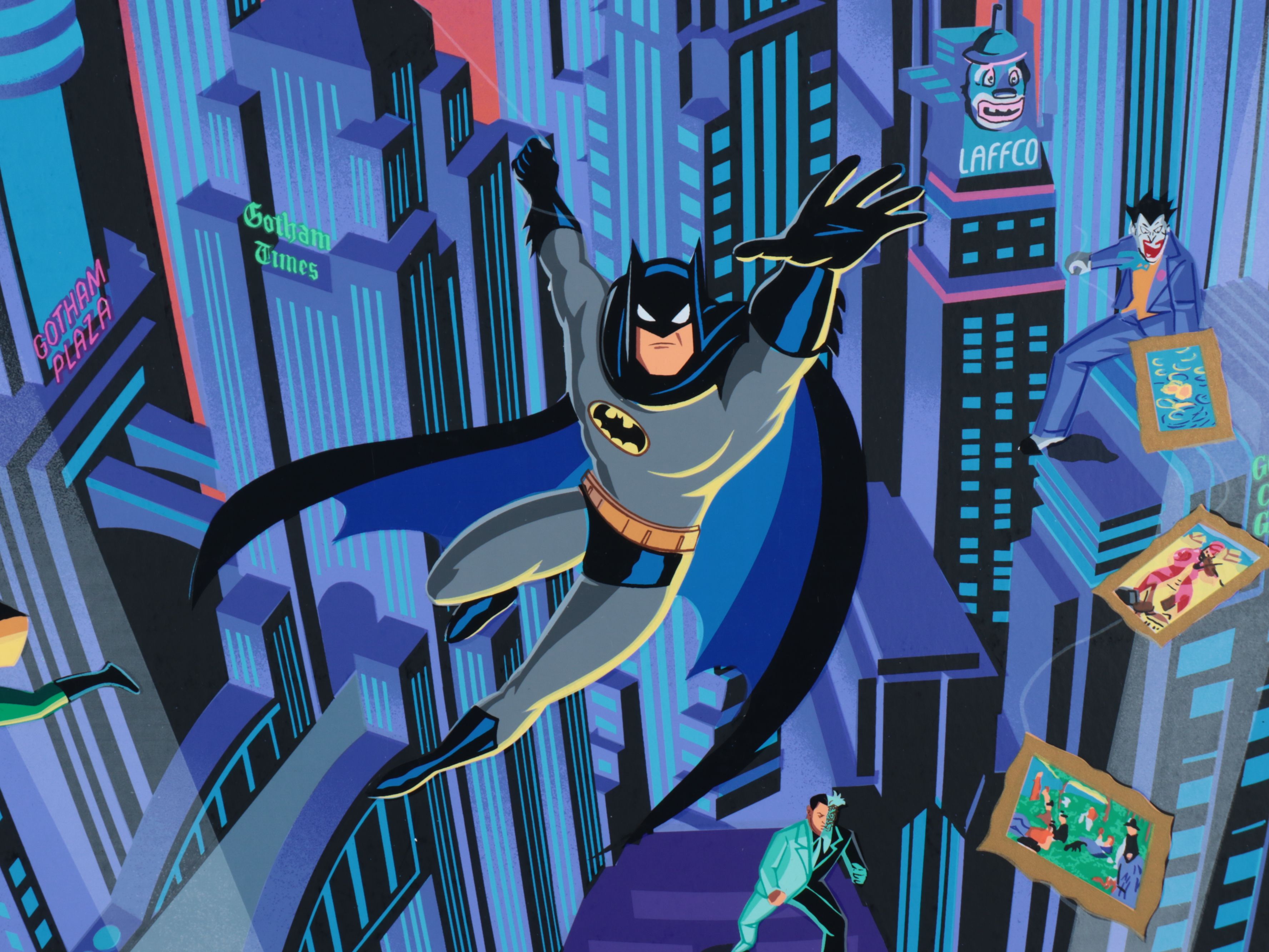 Melanie Taylor Kent Serigraph "Batman," 1994