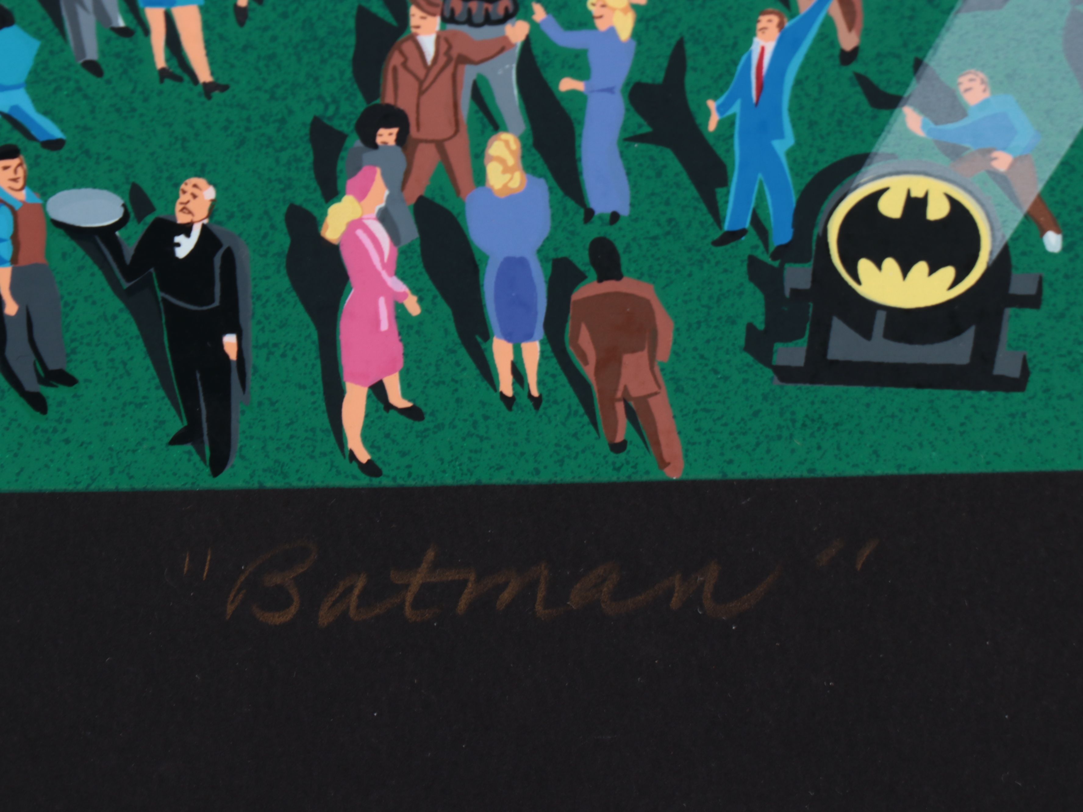 Melanie Taylor Kent Serigraph "Batman," 1994