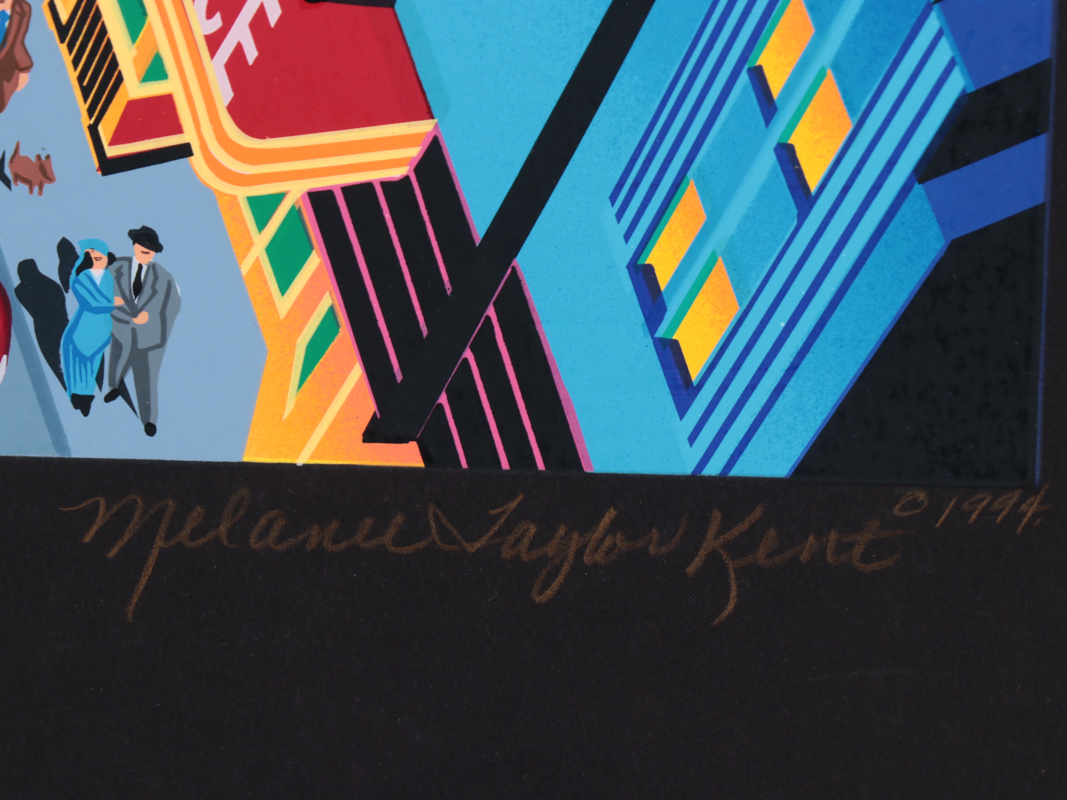 Melanie Taylor Kent Serigraph "Batman," 1994