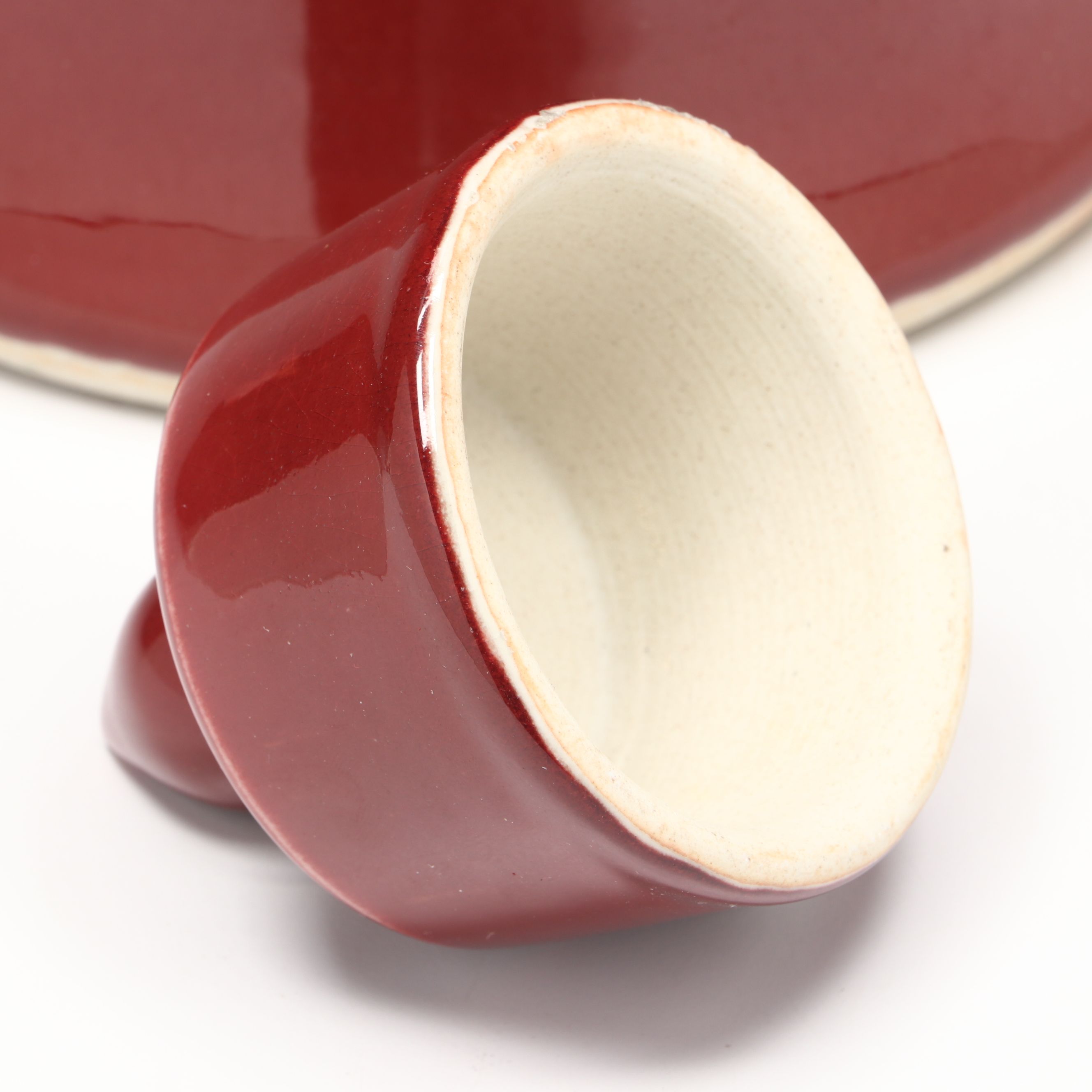 Chinese Sang de Boeuf Porcelain Lidded Urn