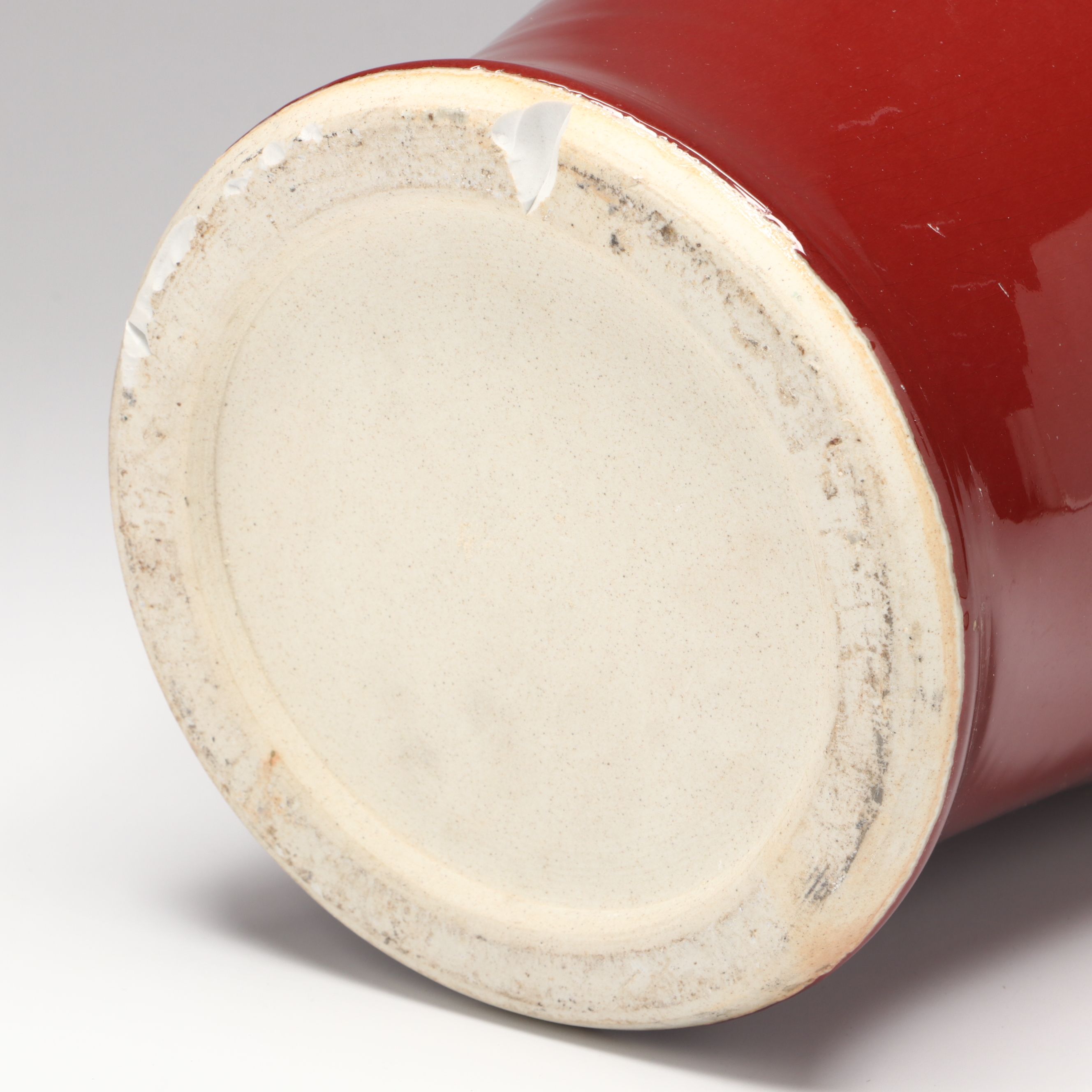 Chinese Sang de Boeuf Porcelain Lidded Urn