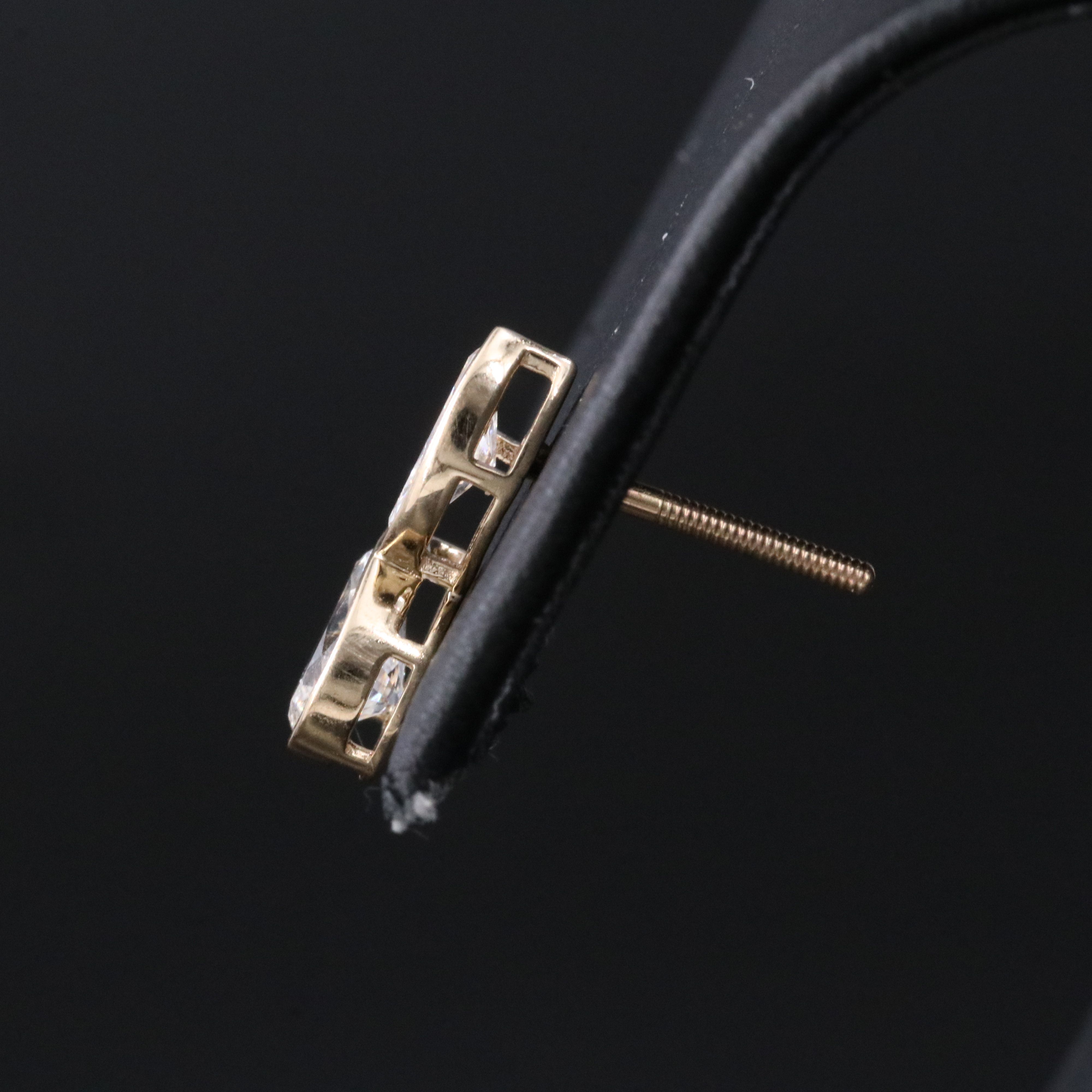 14K 2.20 CTW Lab Grown Diamond Earrings