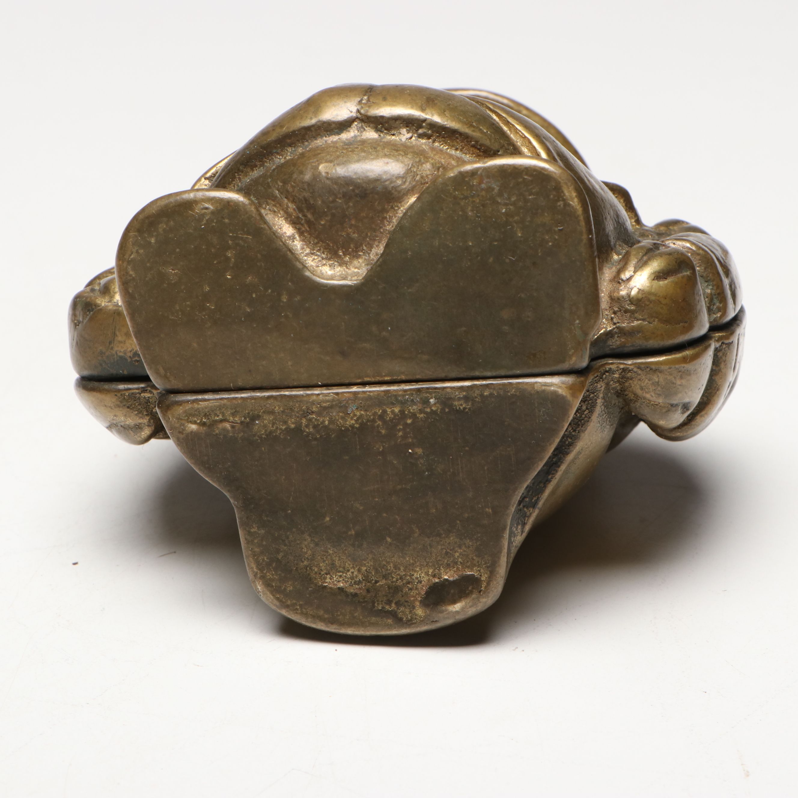 Hand-Painted Shoe Form, Brass Hunting Horns and Paul Kruger Bank