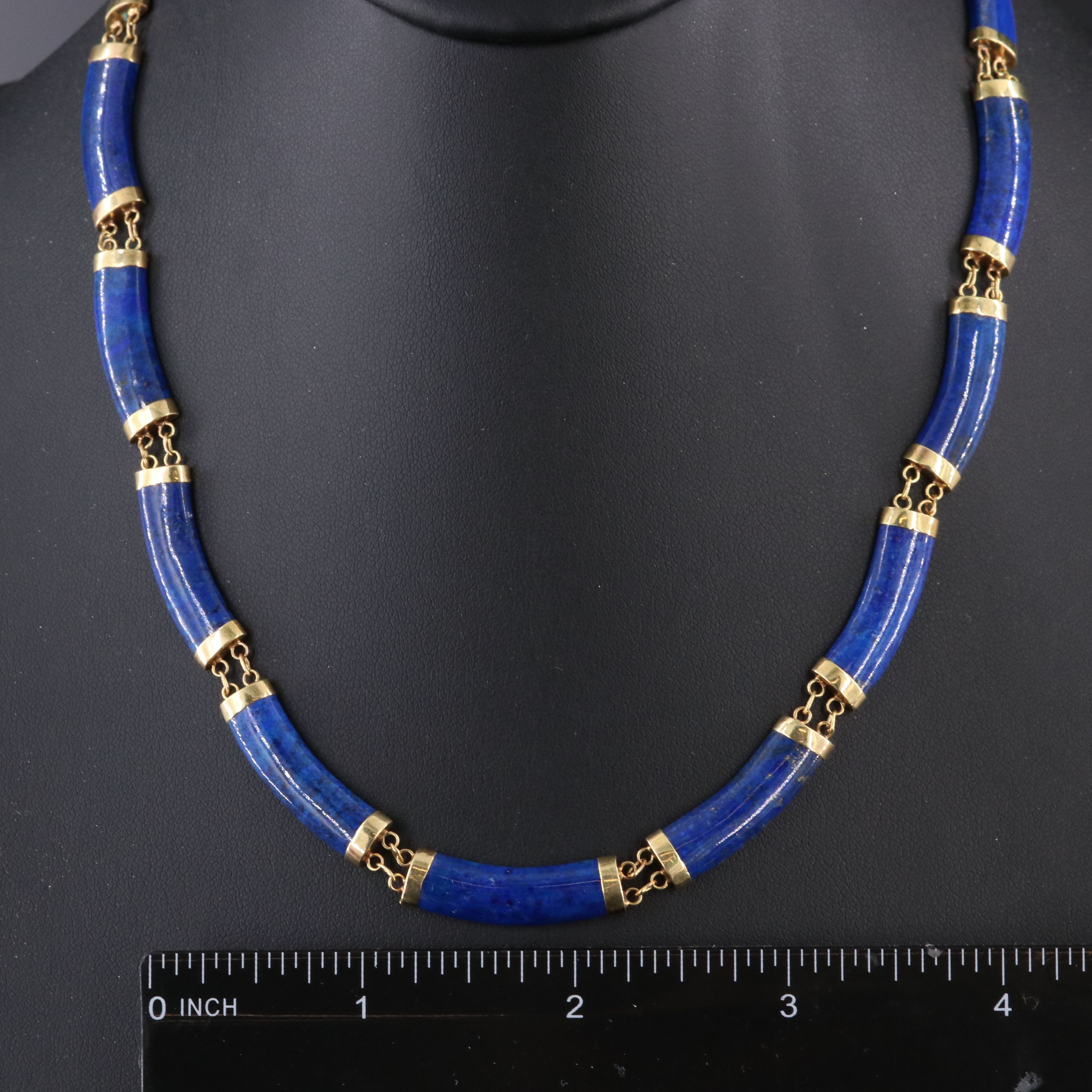 14K Lapis Lazuli Necklace
