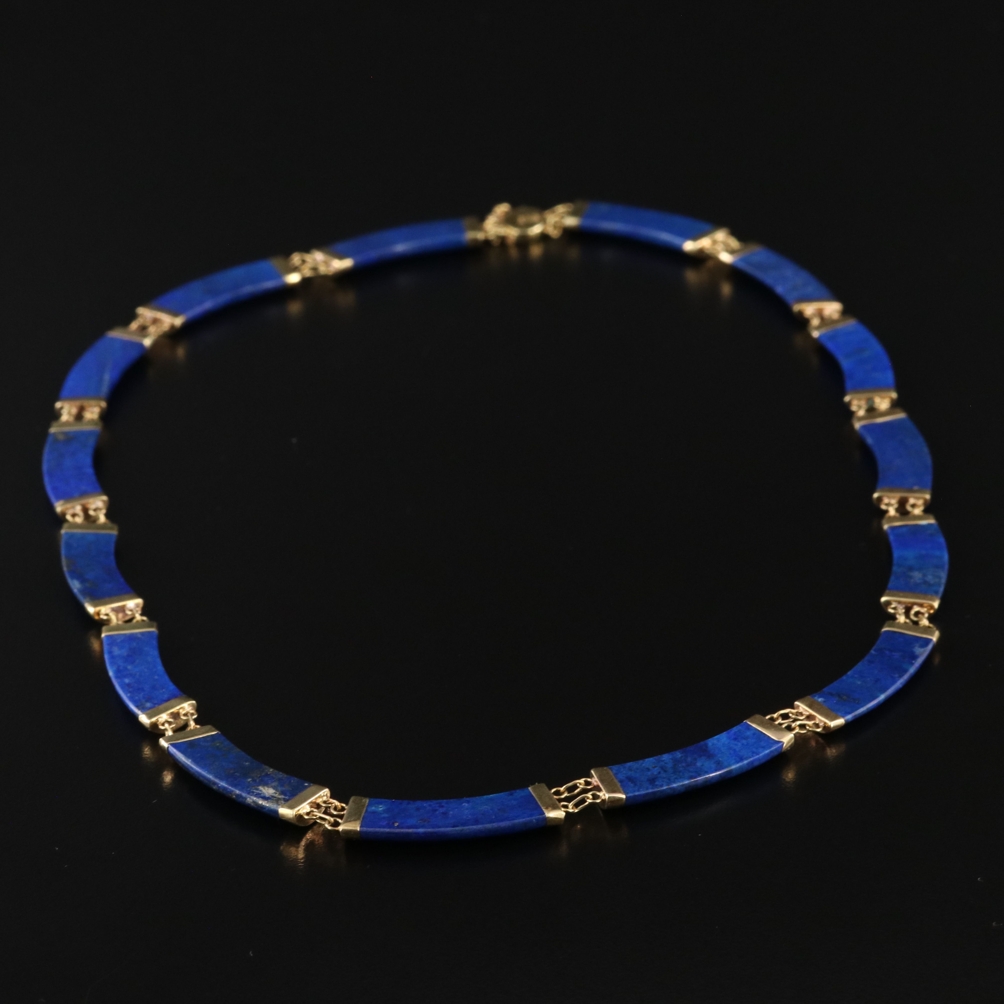 14K Lapis Lazuli Necklace