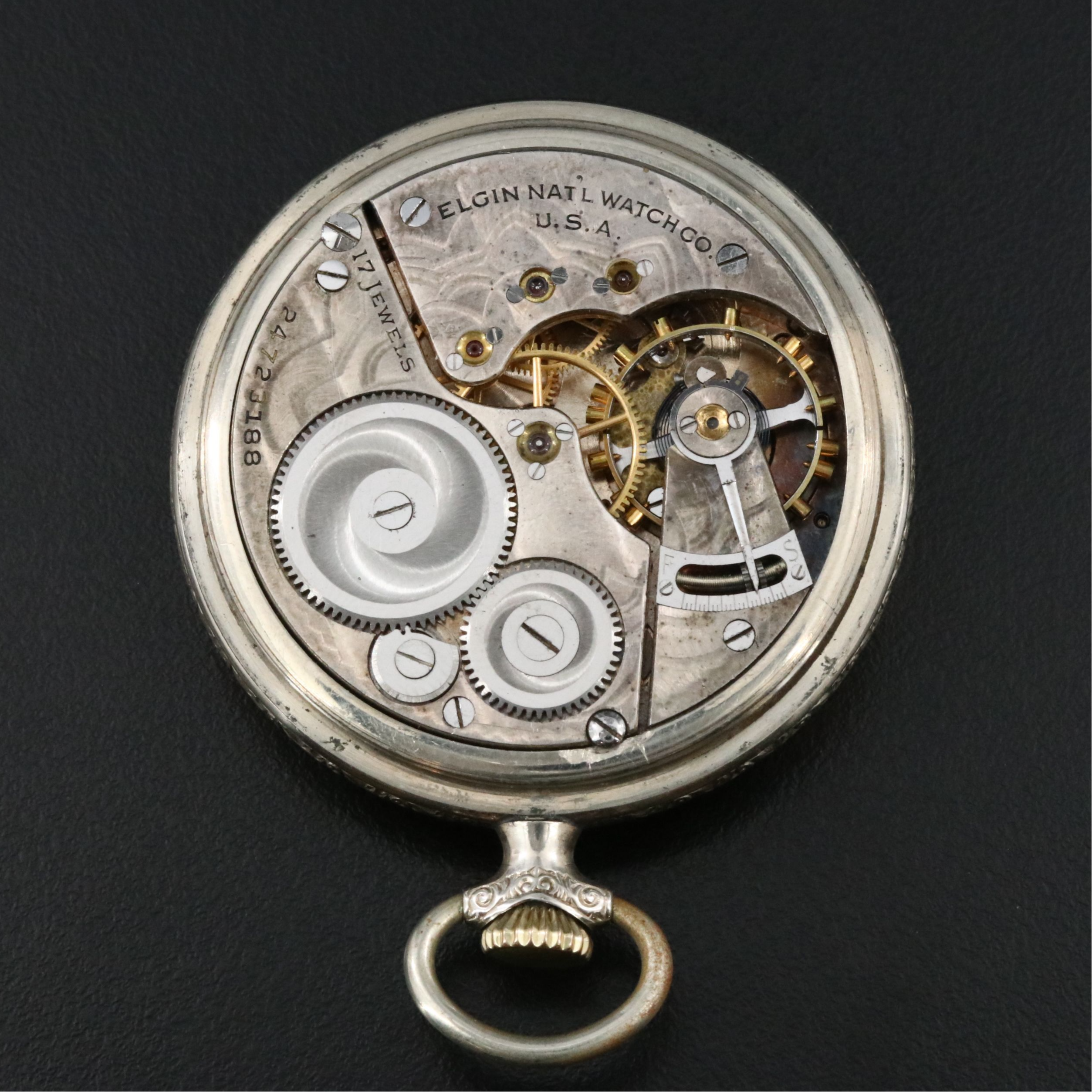 Antique Elgin Scrollwork Pocket Watch