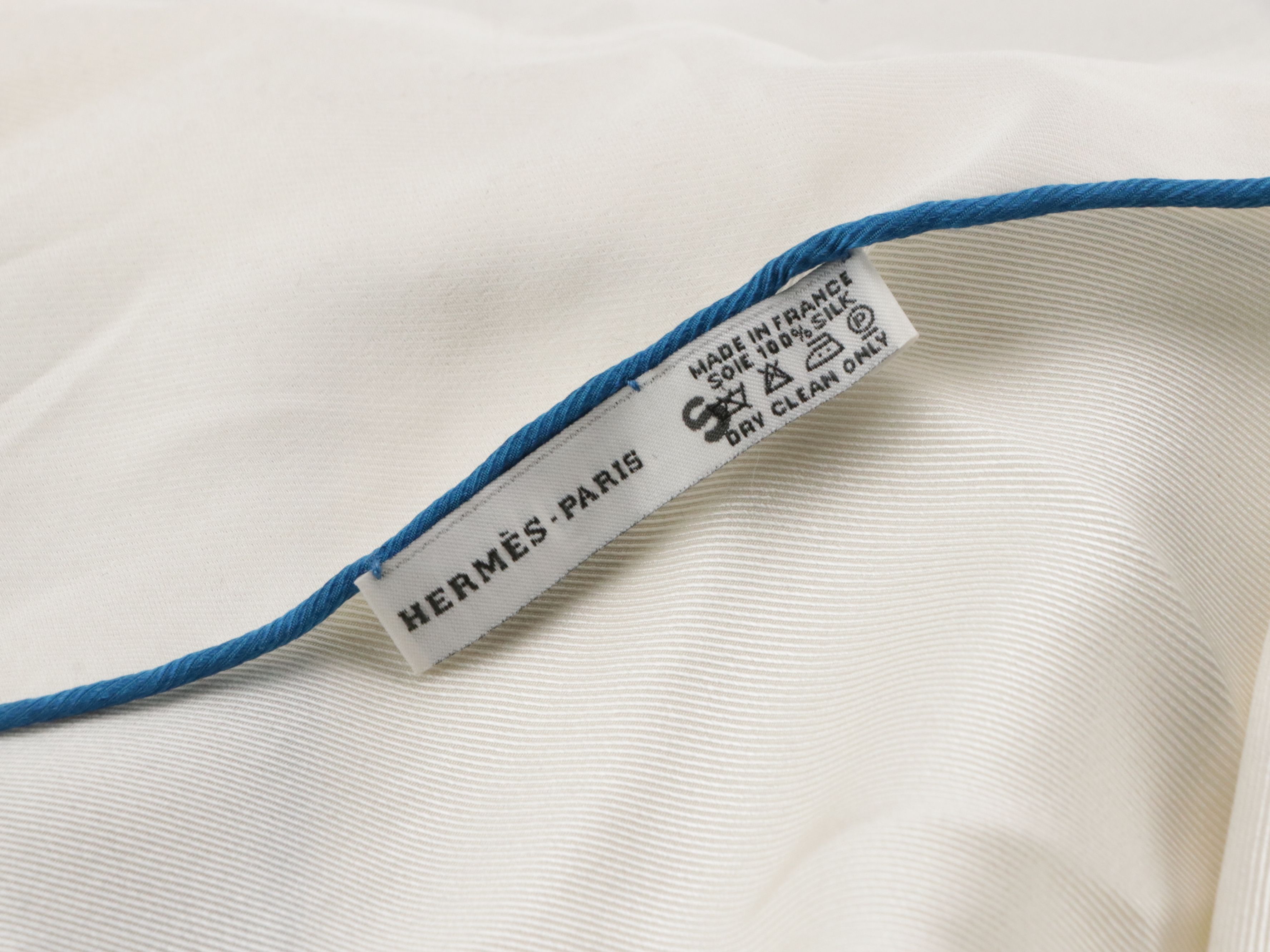 Hermès petit h Scarf Fringe Stole in Silk Twill with Box