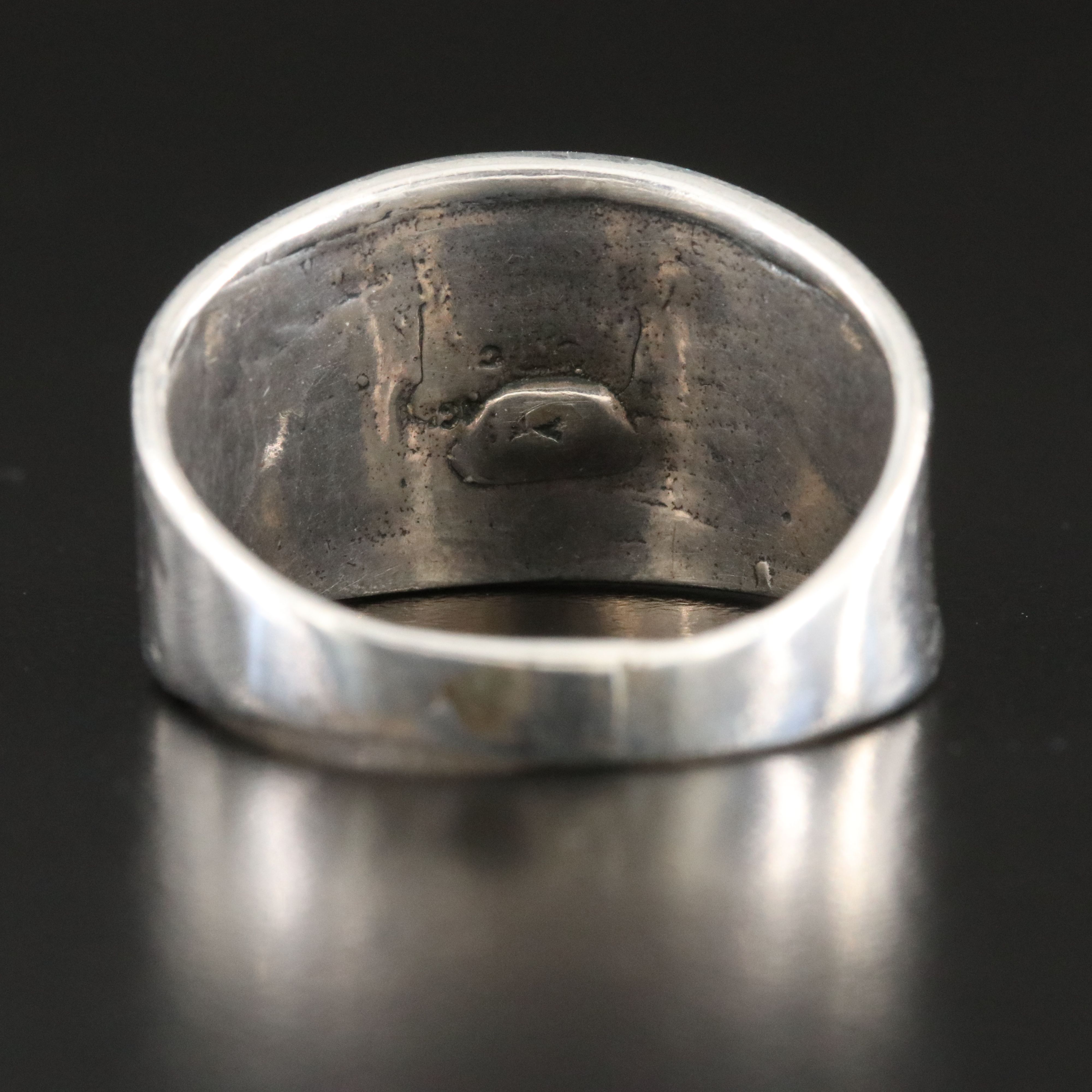 Sterling Faux Lapis Lazuli Ring