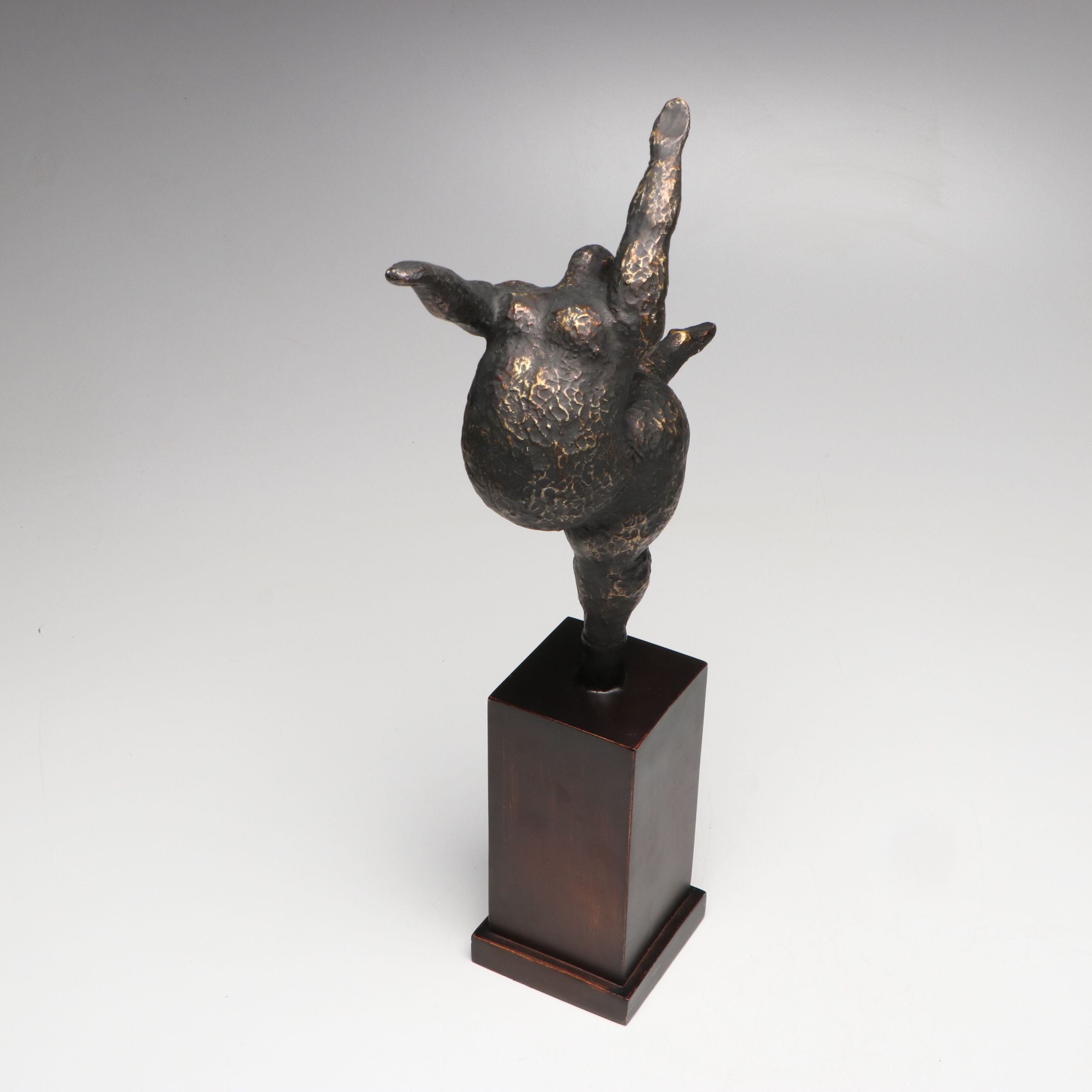 Z Gallerie Bronze Finish Ballet Dancer Sculptures