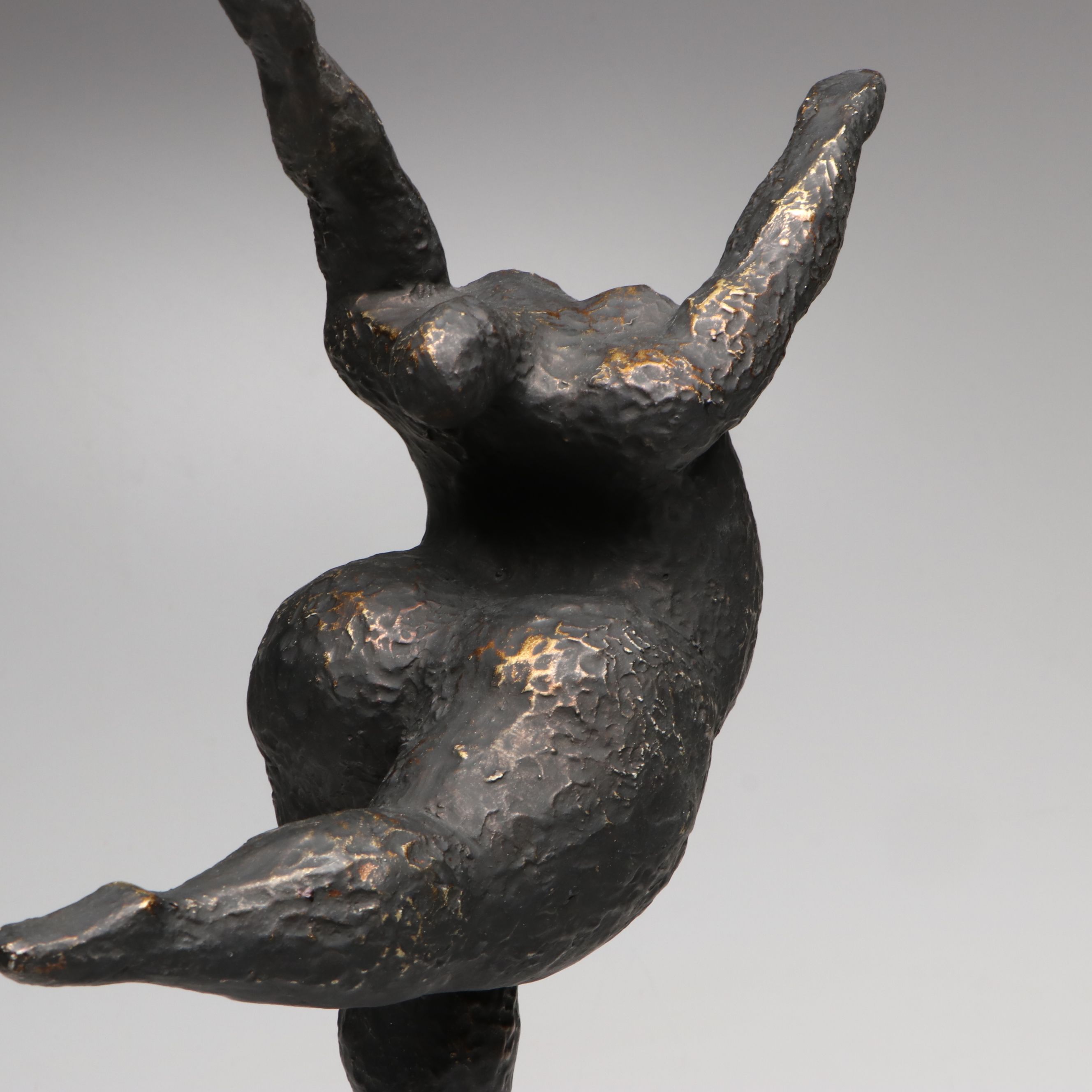 Z Gallerie Bronze Finish Ballet Dancer Sculptures