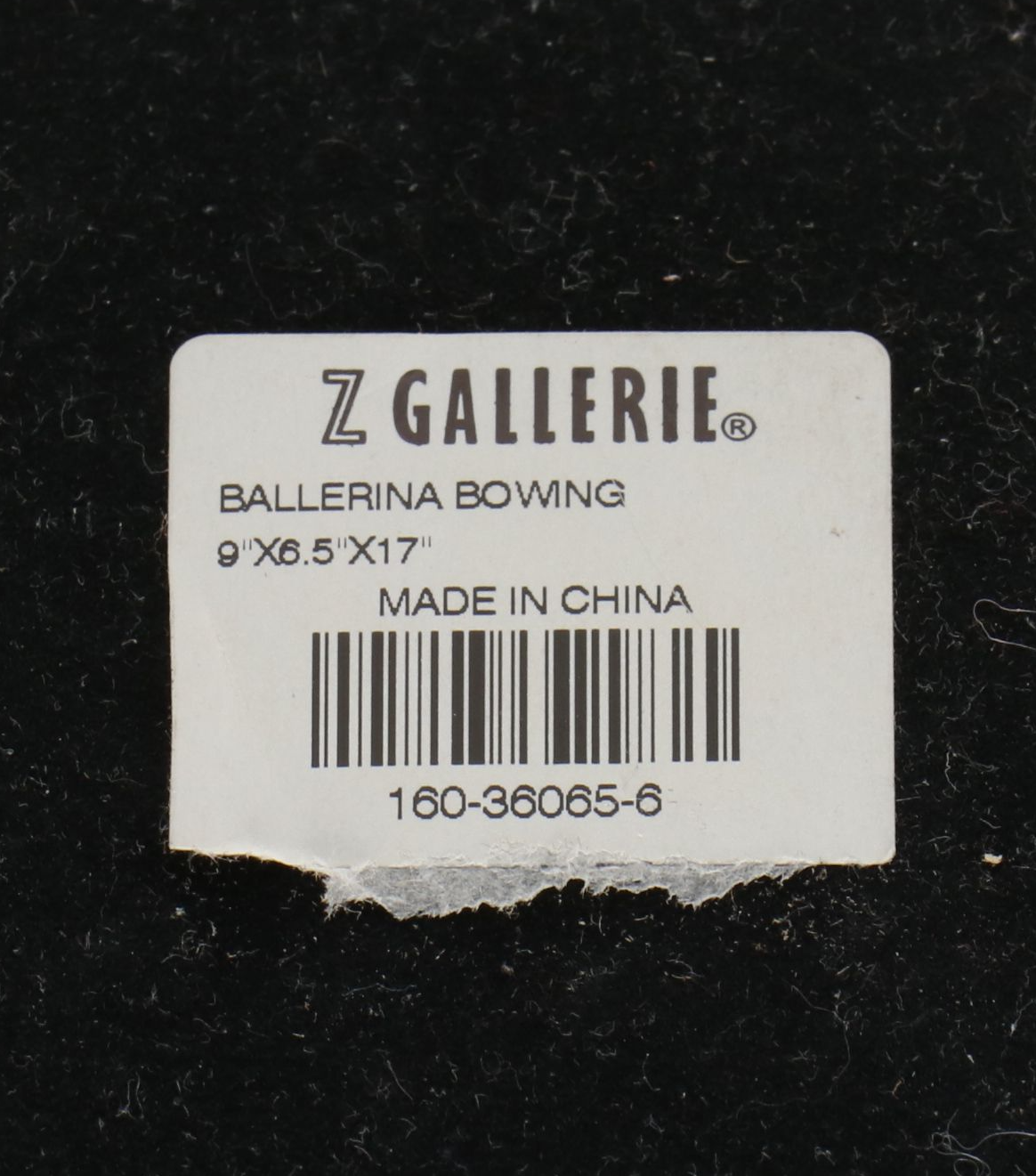 Z Gallerie Bronze Finish Ballet Dancer Sculptures