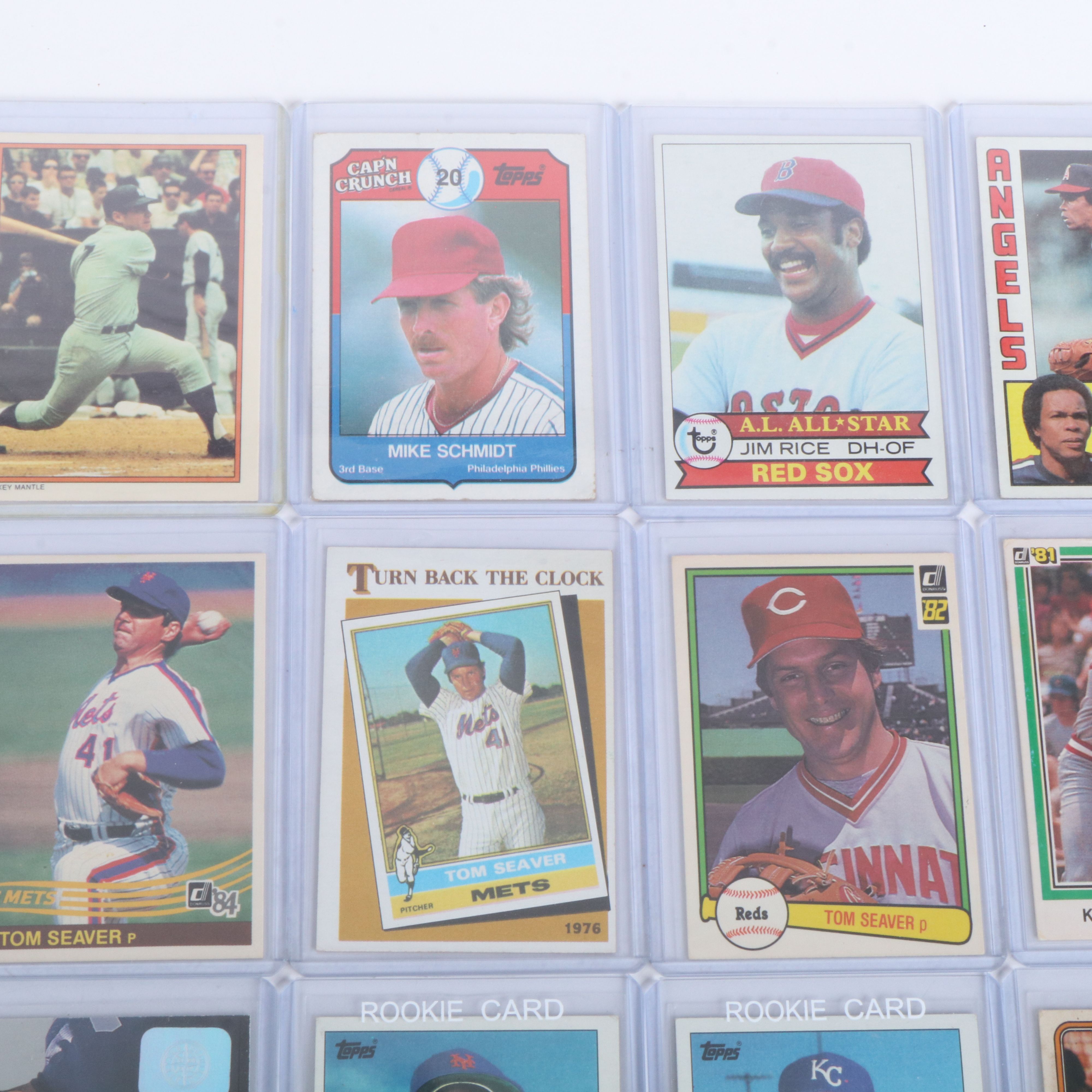 Topps with Other Baseball Cards Featuring Doc Gooden and Alex Rodriguez Rookies