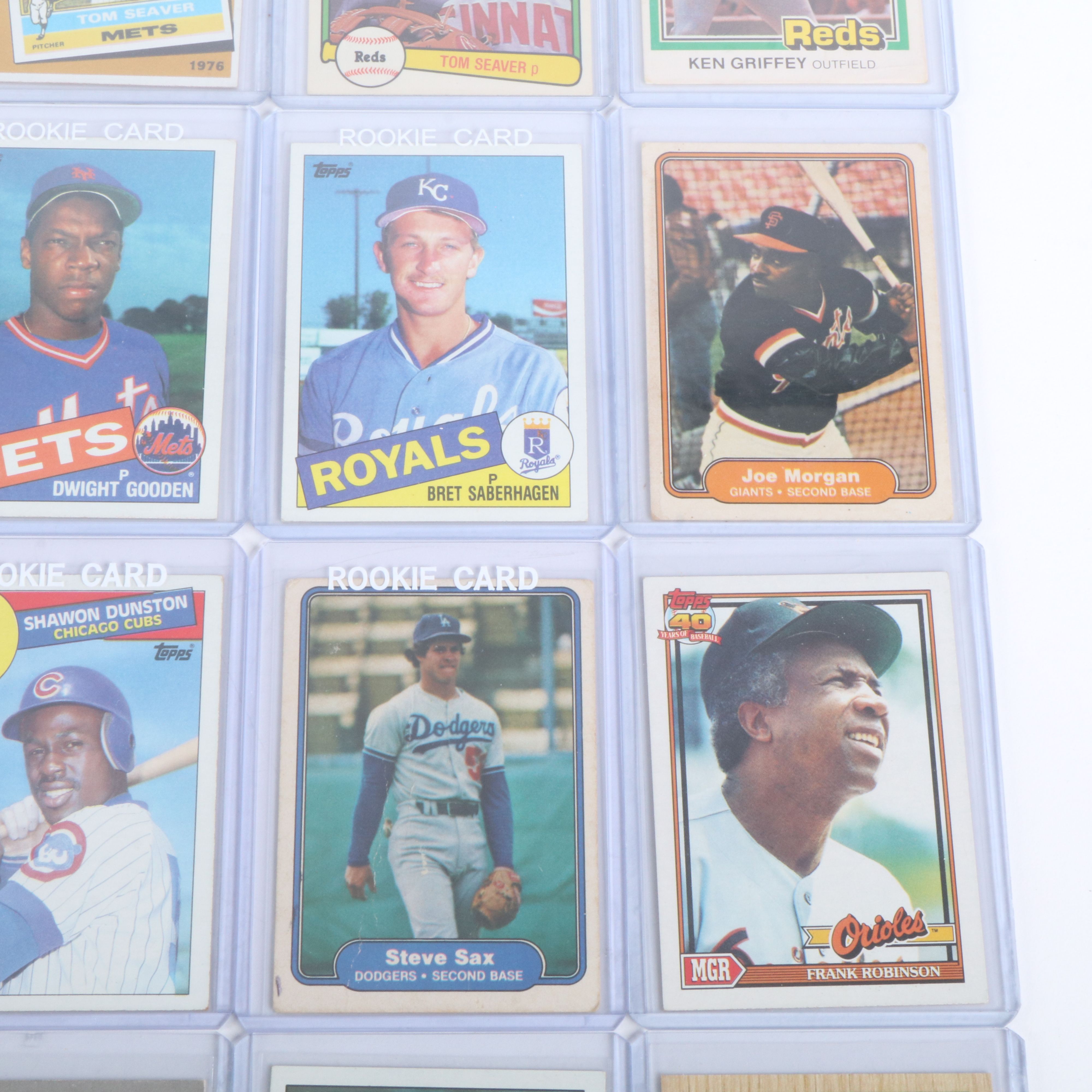 Topps with Other Baseball Cards Featuring Doc Gooden and Alex Rodriguez Rookies