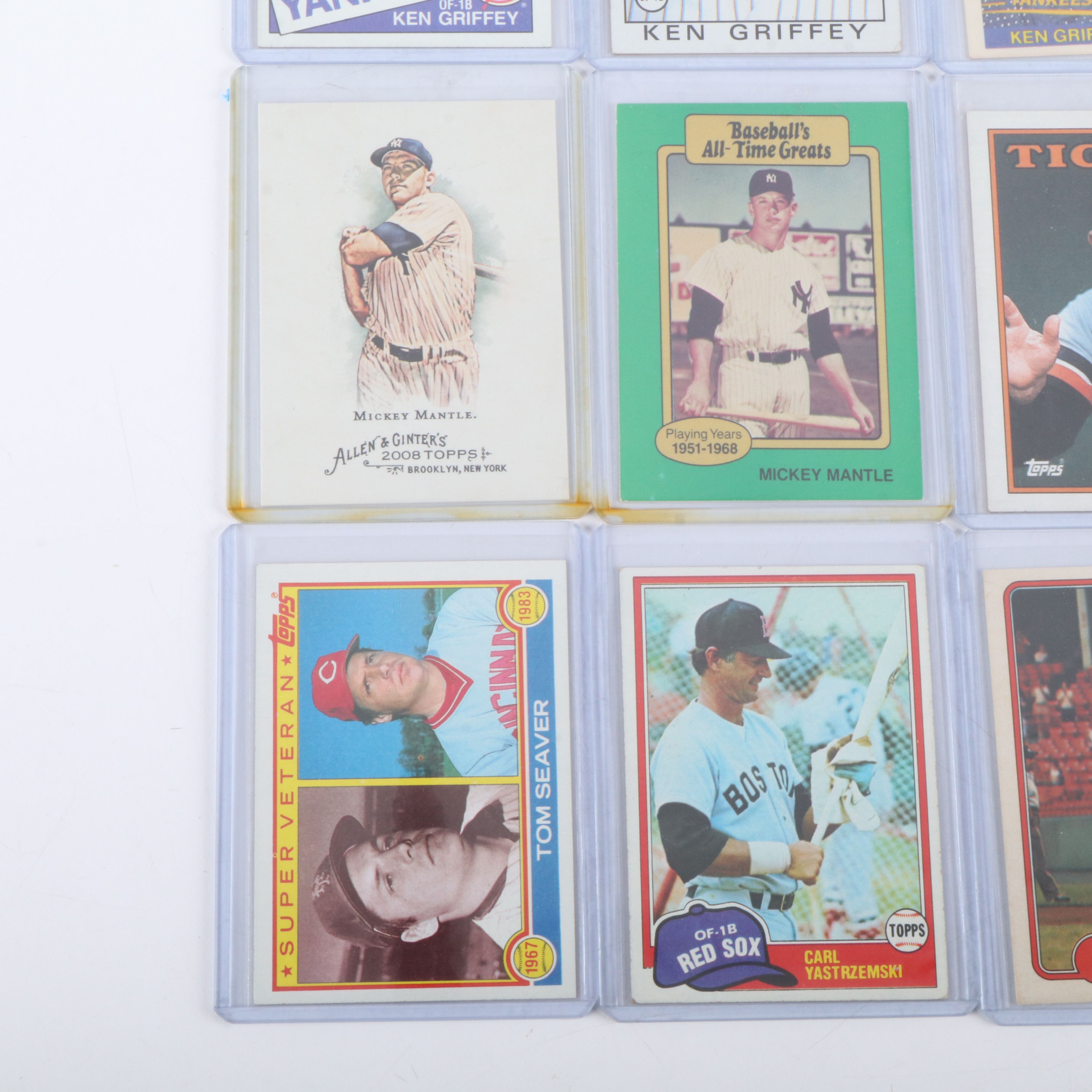Topps with Other Baseball Cards Featuring Doc Gooden and Alex Rodriguez Rookies