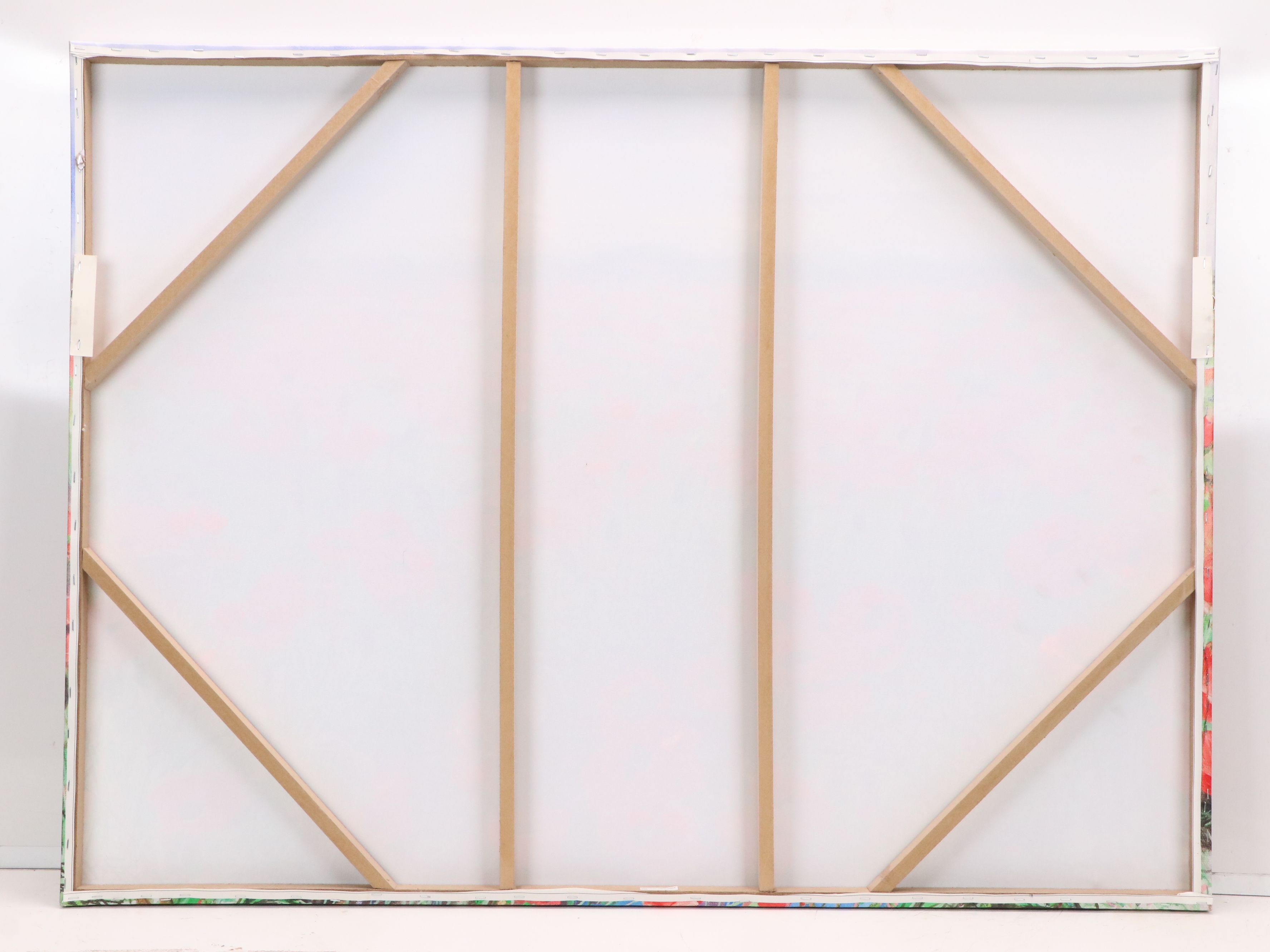 Embellished Gicleé on Canvas of Poppy Field, 21st Century