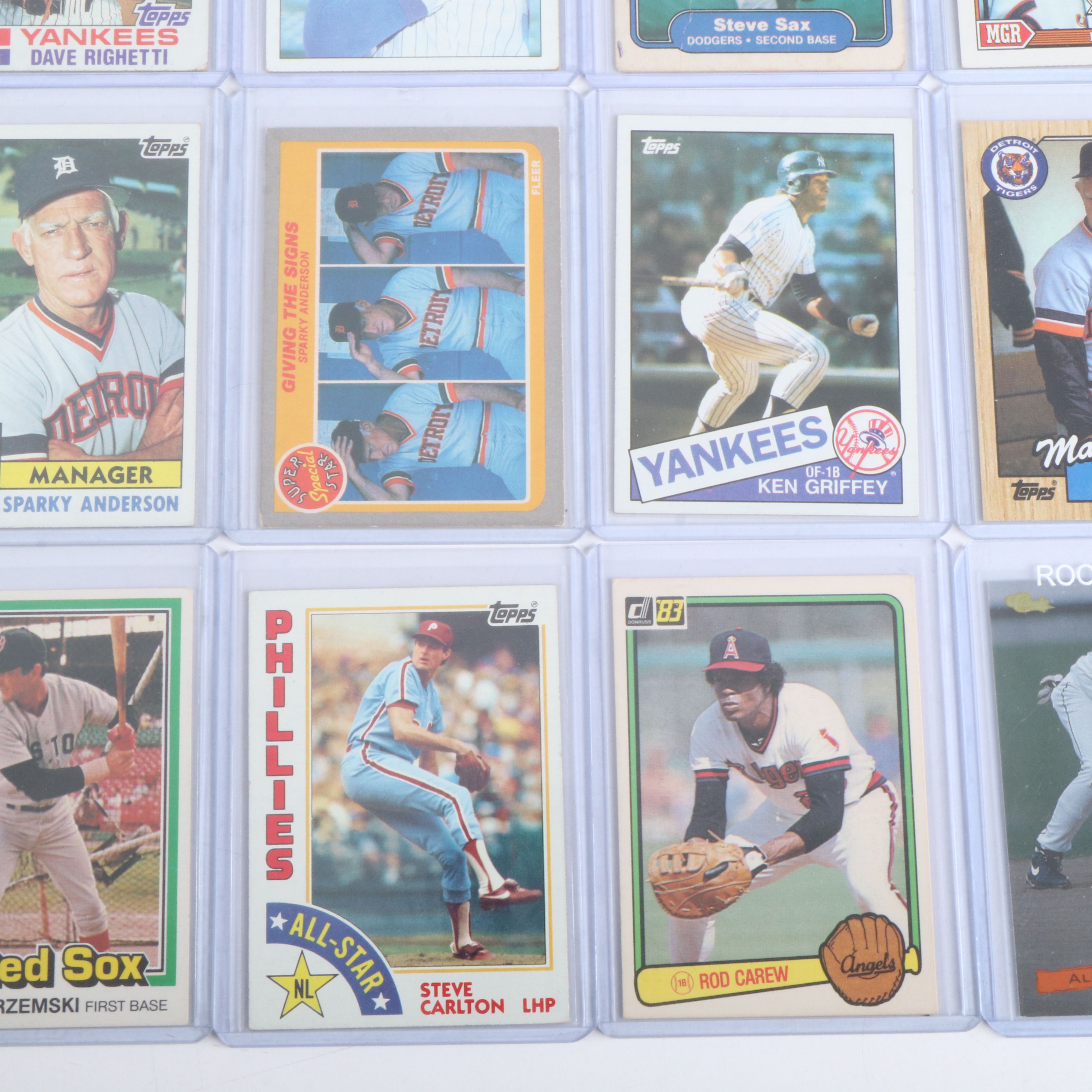 Topps with Other Baseball Cards Featuring Doc Gooden and Alex Rodriguez Rookies