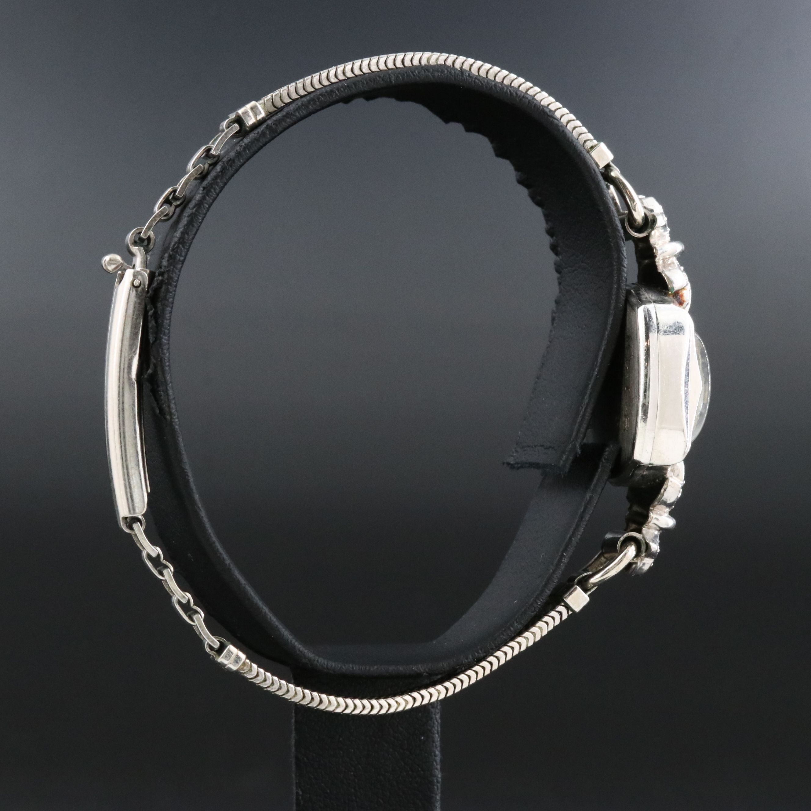 Gruen Veri-Thin Diamond Accented Gold-Filled Watch