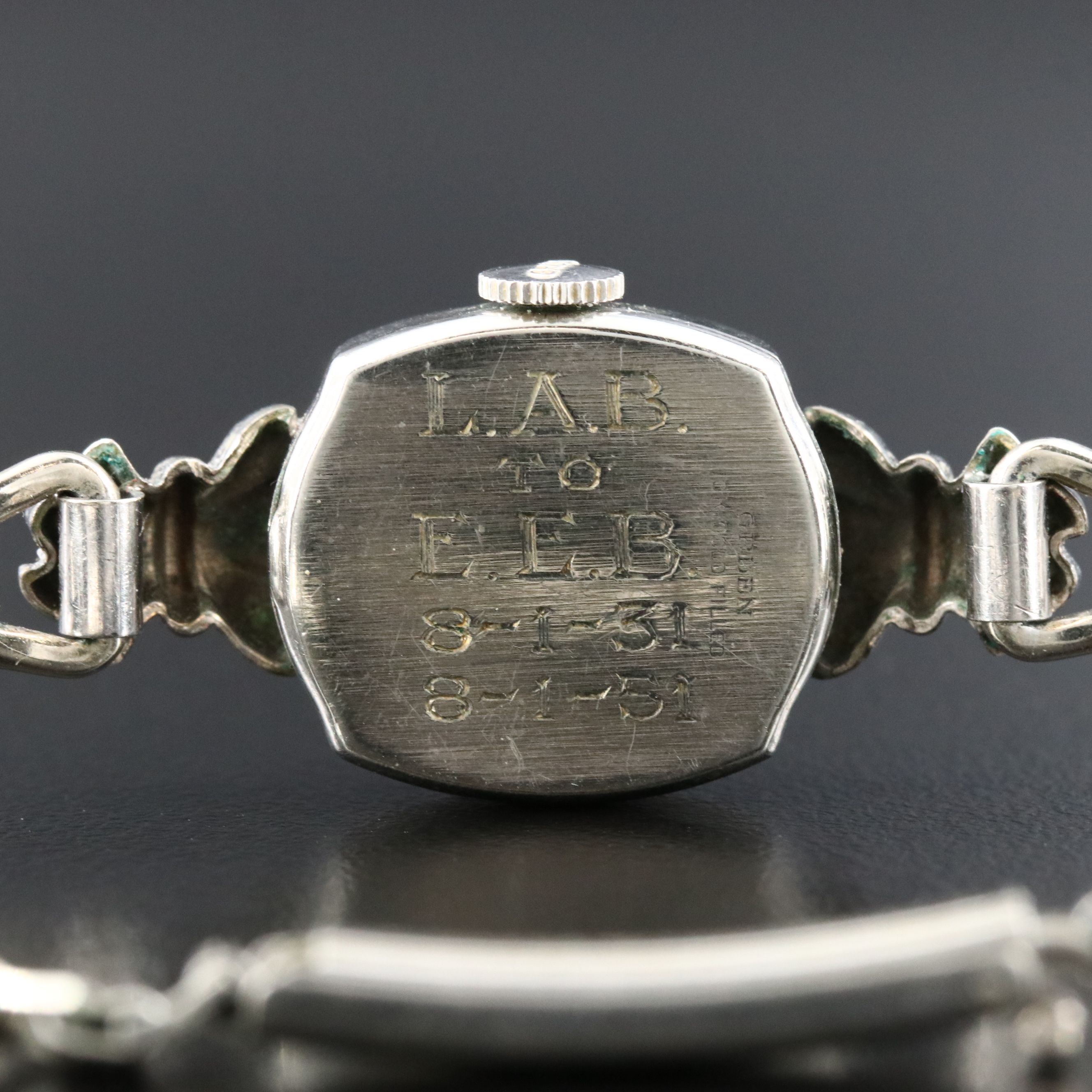 Gruen Veri-Thin Diamond Accented Gold-Filled Watch